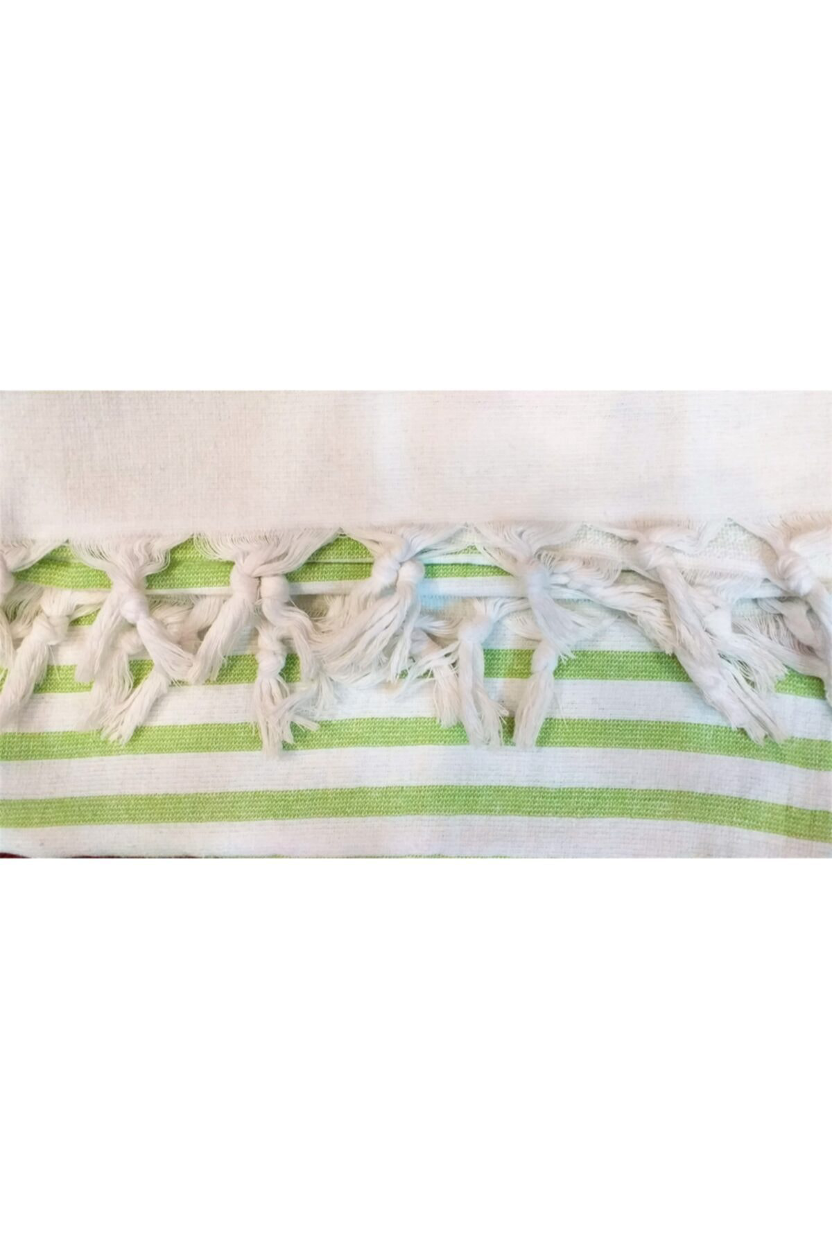Zen Peştemal Plaj Ve Hamam Havlusu Yeşil Çizgili