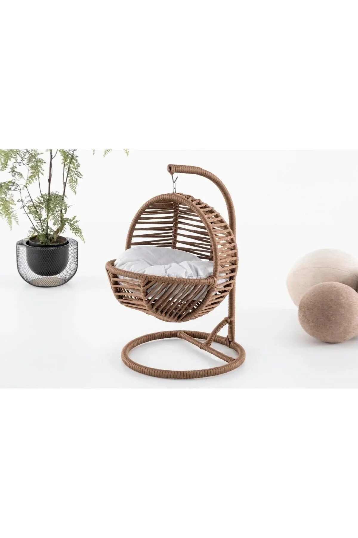 Pet Lüxperi Kedi Salıncağı & Kedi Yatağı & Kafesi 38x45x65 cm Kah Pet Lüxperi Kedi Salıncağı & Kedi Yatağı & Kafesi 38x45x65 cm Kah