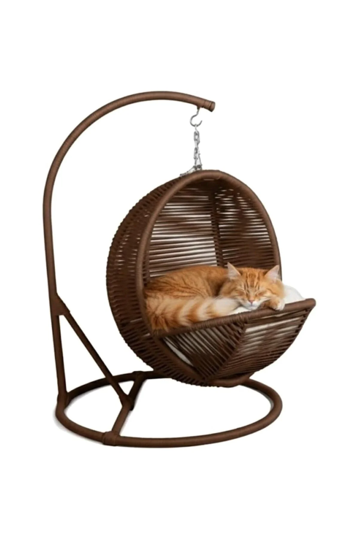 Pet Lüxperi Kedi Salıncağı & Kedi Yatağı & Kafesi 38x45x65 cm Kah Pet Lüxperi Kedi Salıncağı & Kedi Yatağı & Kafesi 38x45x65 cm Kah