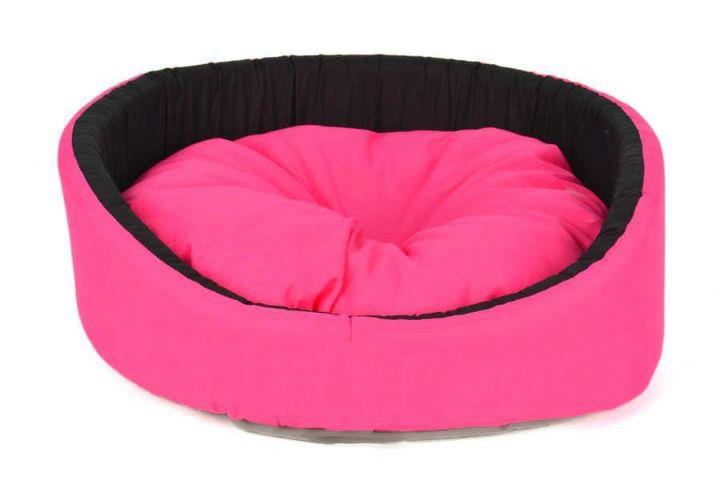 Pet Pretty Kedi Köpek Oval Simit Yatak Pembe 46 cm