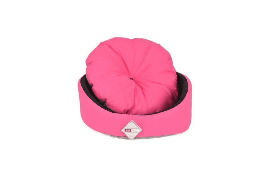 Pet Pretty Kedi Köpek Oval Simit Yatak Pembe 46 cm