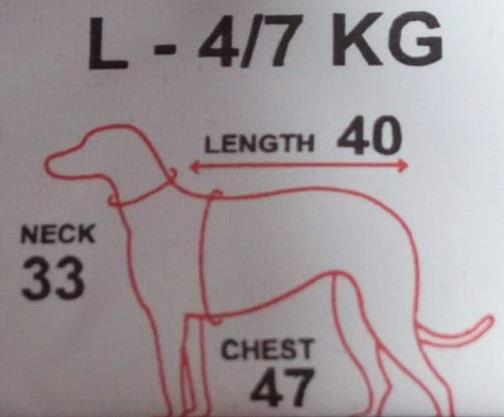 Pet Pretty Polar Kedi Köpek Kıyafeti No:4 L BOYU:40cm-ENİ:47cm