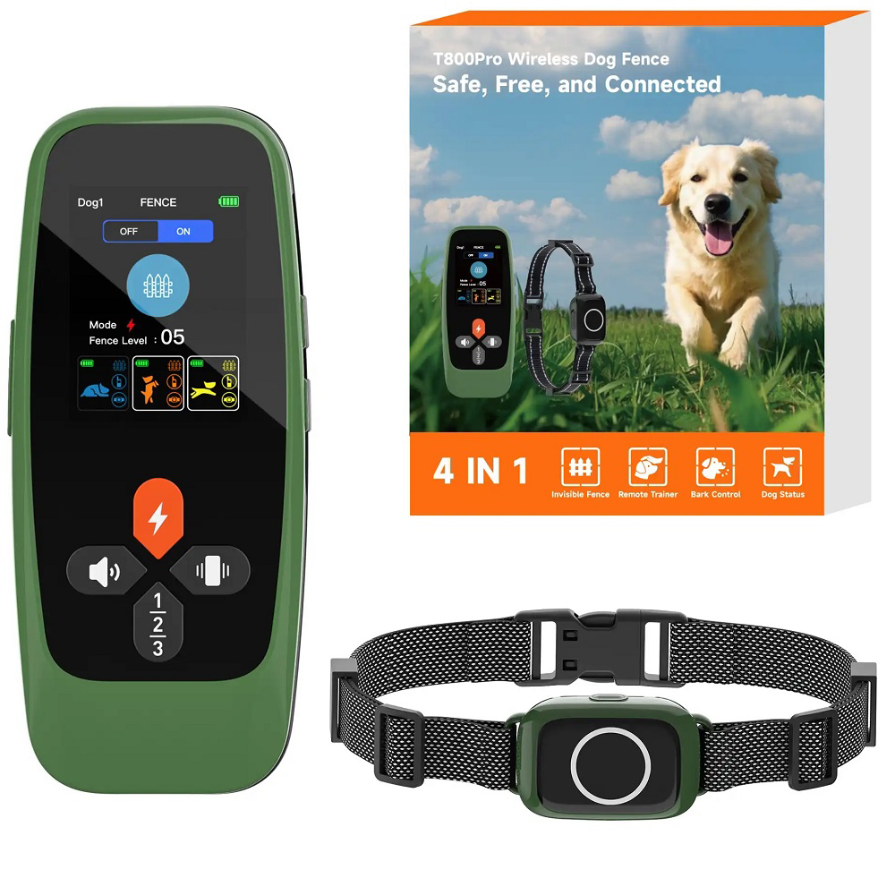 Petainer T800Pro Köpek eğitim tasması Havlama Önleyici elektronik çit 