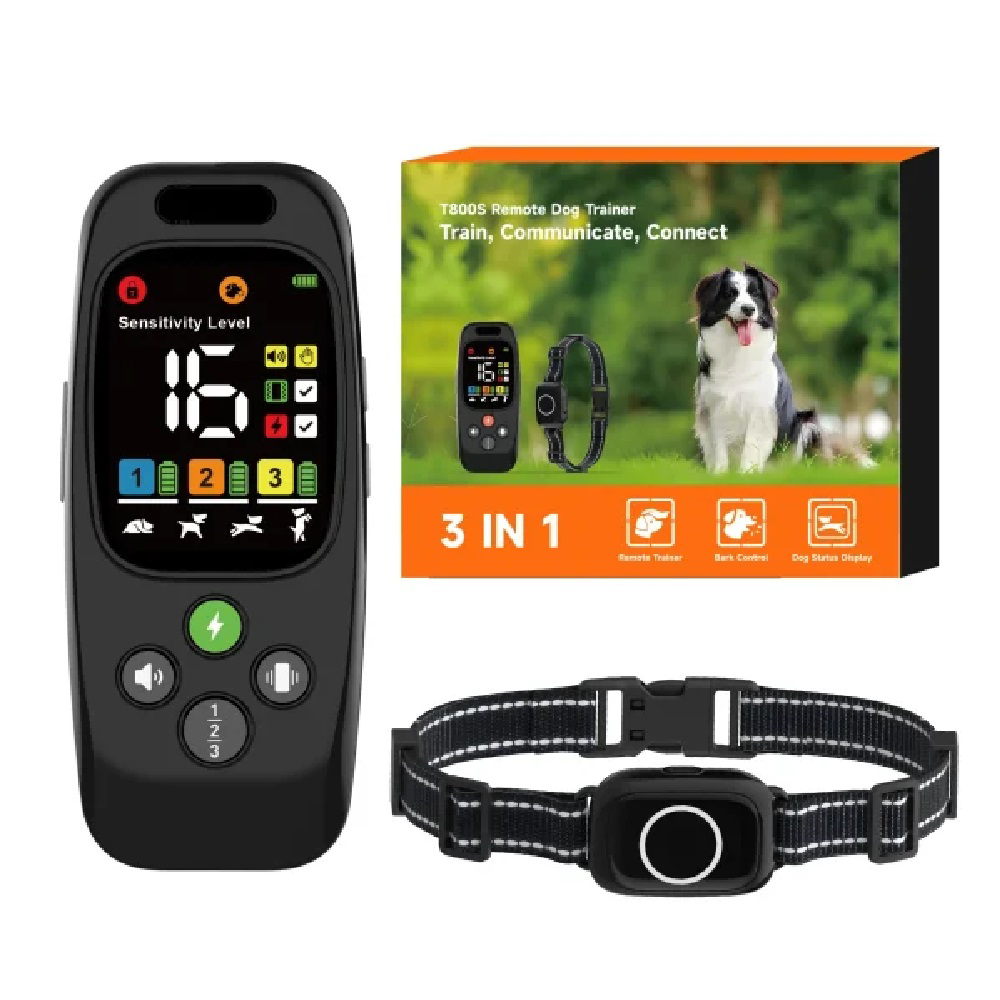 Petainer T800s otomatik havlama tasması ve köpek eğitim tasması
