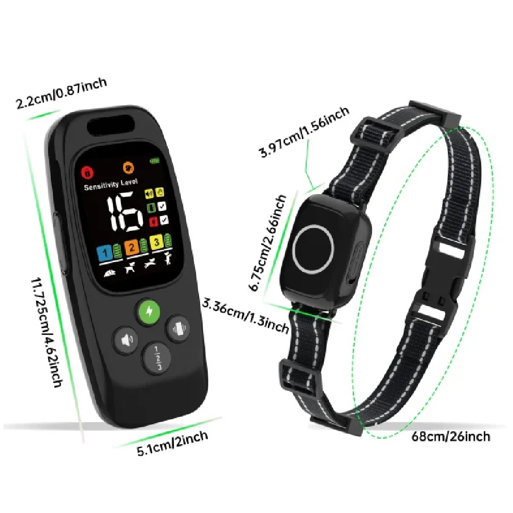 Petainer T800s otomatik havlama tasması ve köpek eğitim tasması