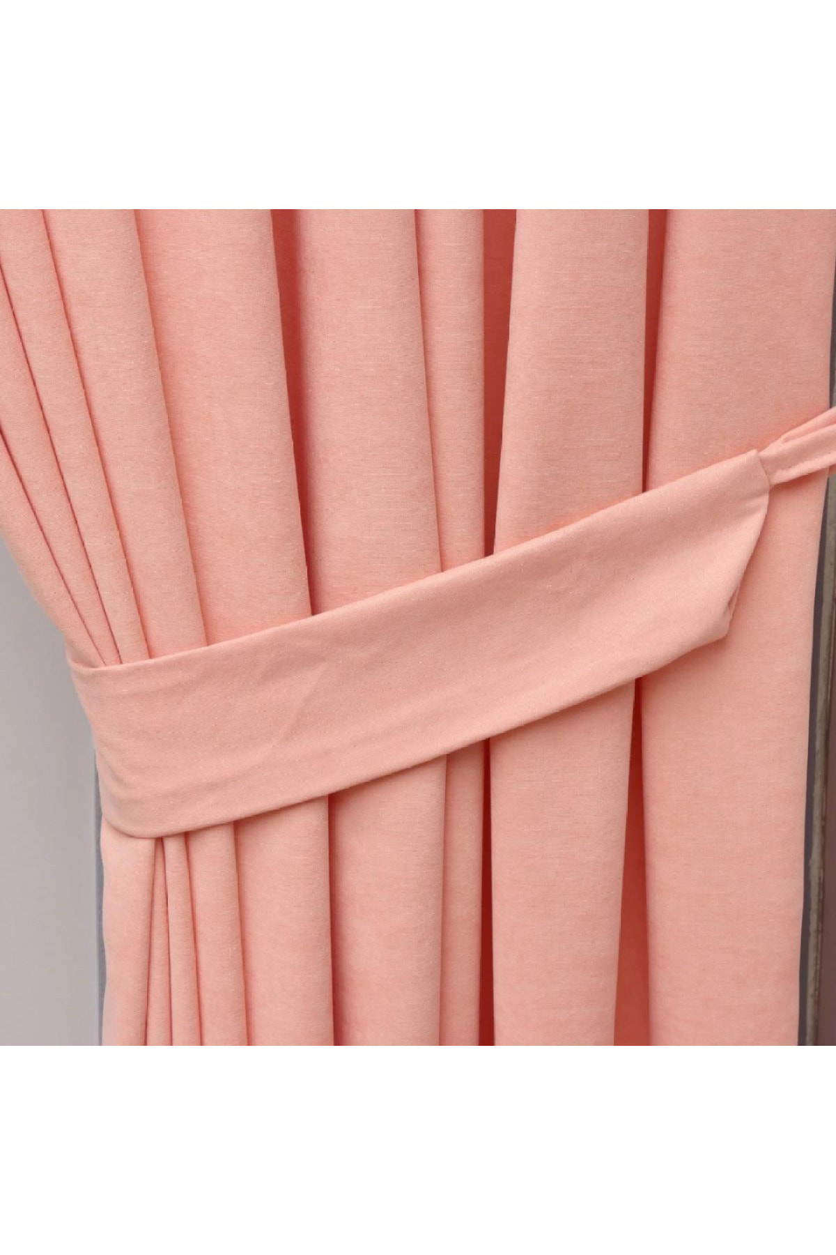 Petek Dokulu Kadife Dökümlü Yüksek Kaliteli Fon Perde 1/3 Sık Pil