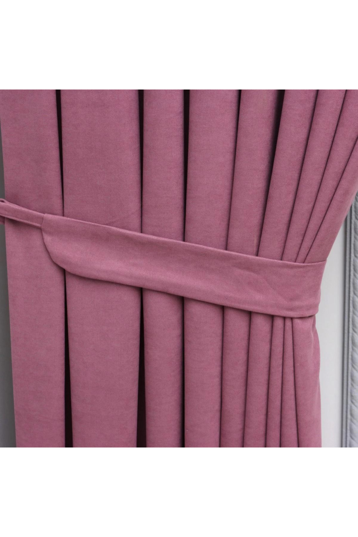 Petek Dokulu Kadife Modern Yüksek Kaliteli Fon Perde 1/3 Sık Pile