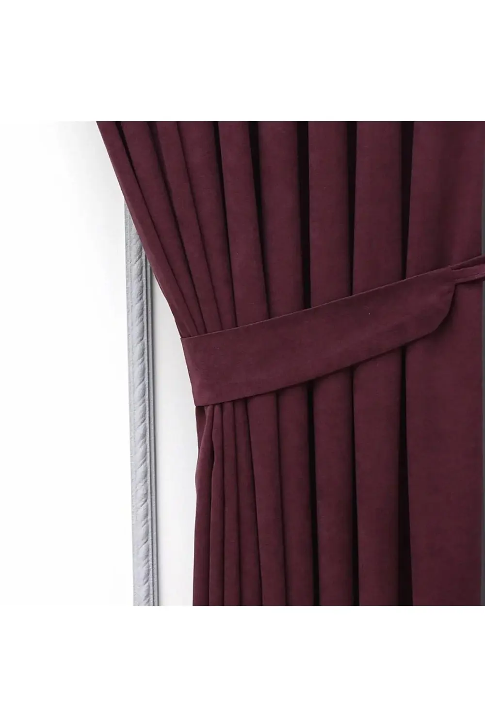 Petek Dokulu Kadife Görünümlü Dökümlü Yüksek Kaliteli Fon Perde 1