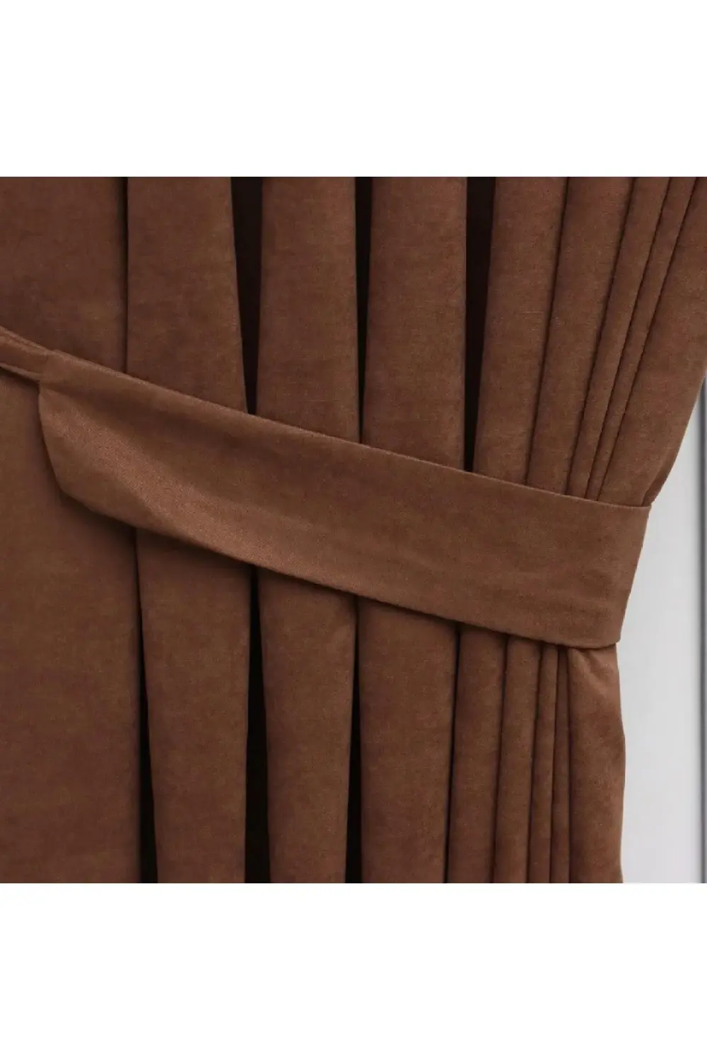 Petek Dokulu Kadife Görünümlü Dökümlü Yüksek Kaliteli Fon Perde 1