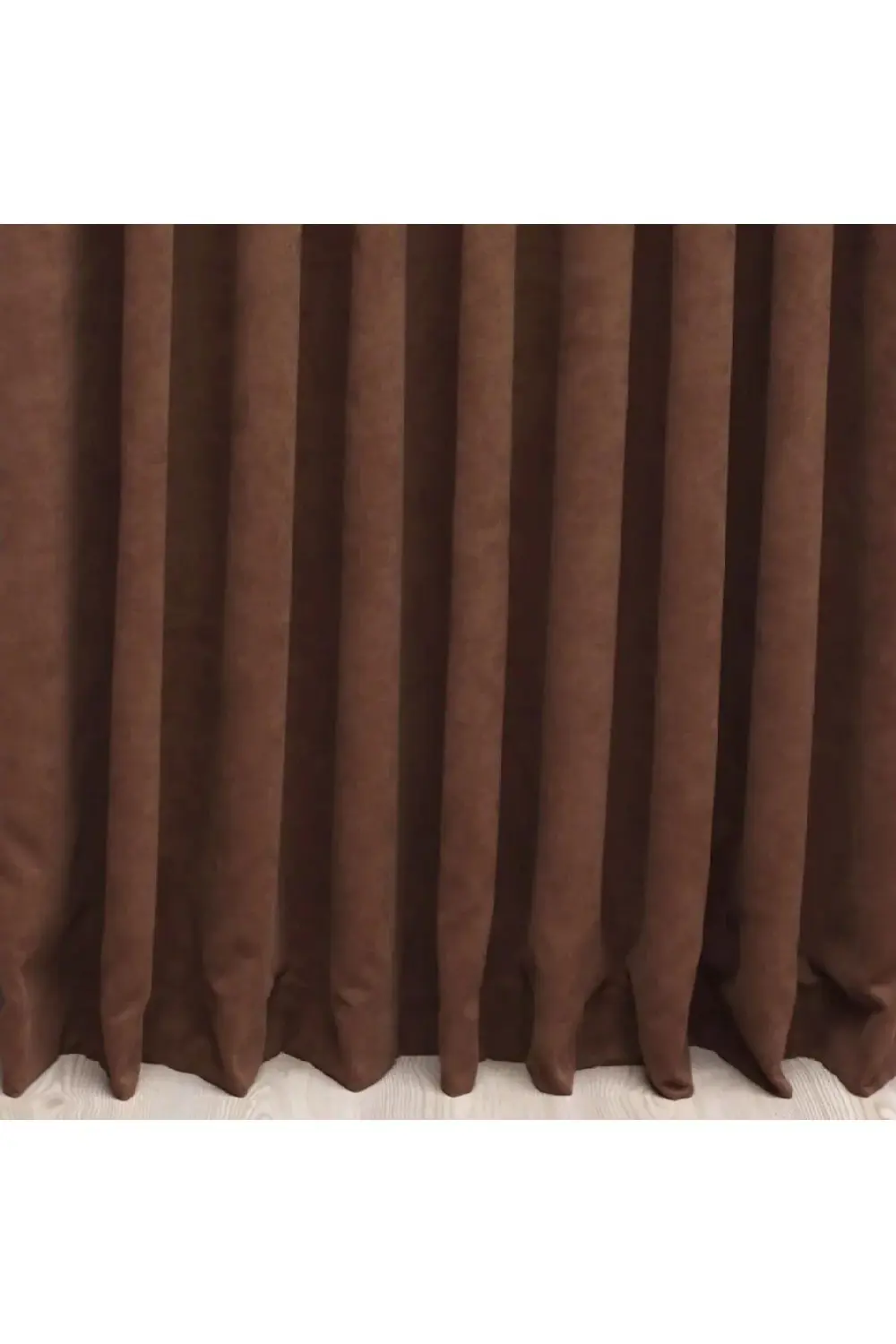 Petek Dokulu Kadife Görünümlü Dökümlü Yüksek Kaliteli Fon Perde 1