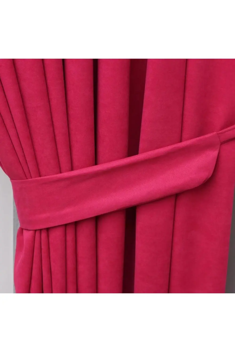 Petek Dokulu Kadife Görünümlü Dökümlü Yüksek Kaliteli Fon Perde 1