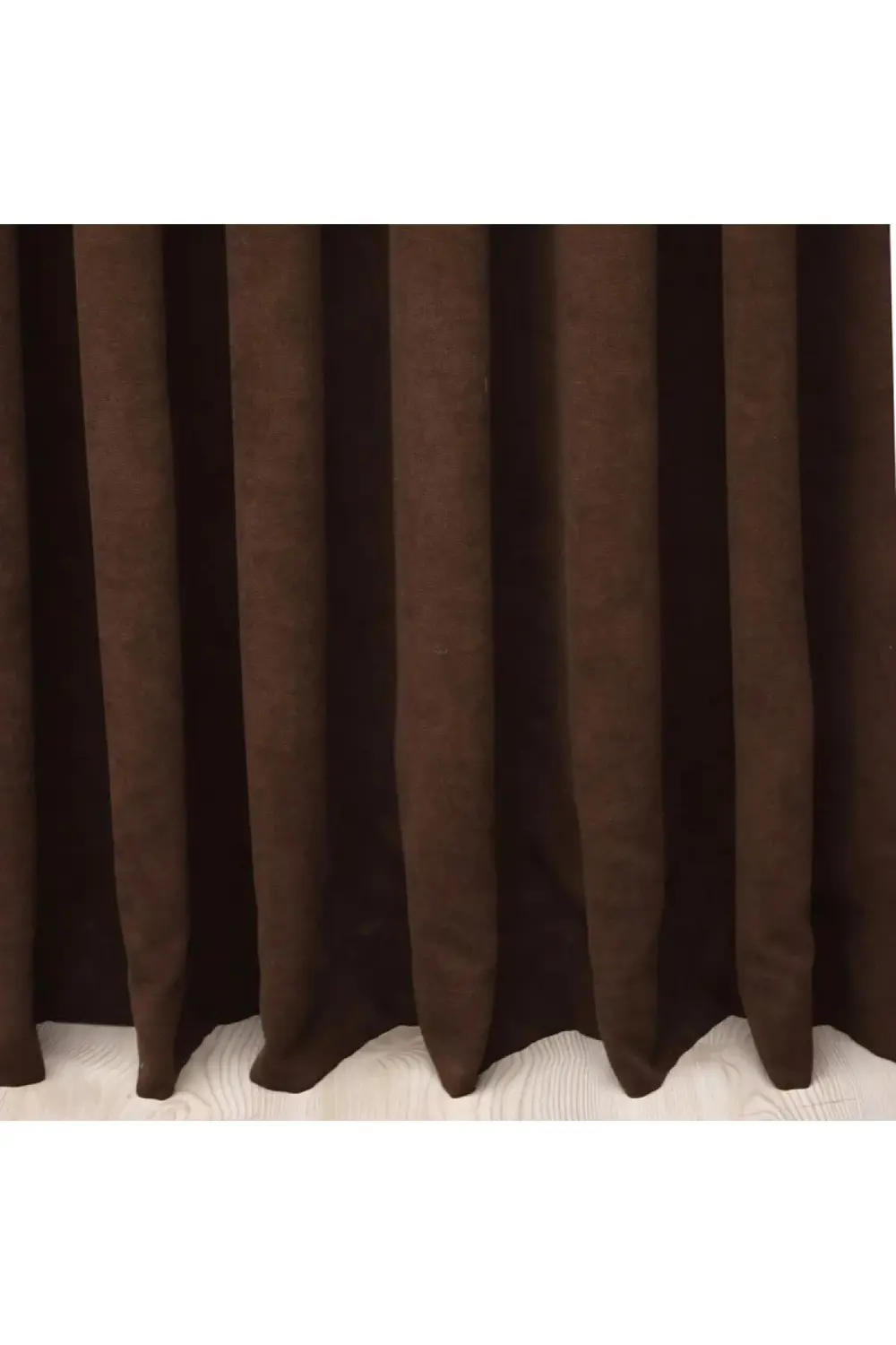 Petek Dokulu Kadife Görünümlü Dökümlü Yüksek Kaliteli Fon Perde 1