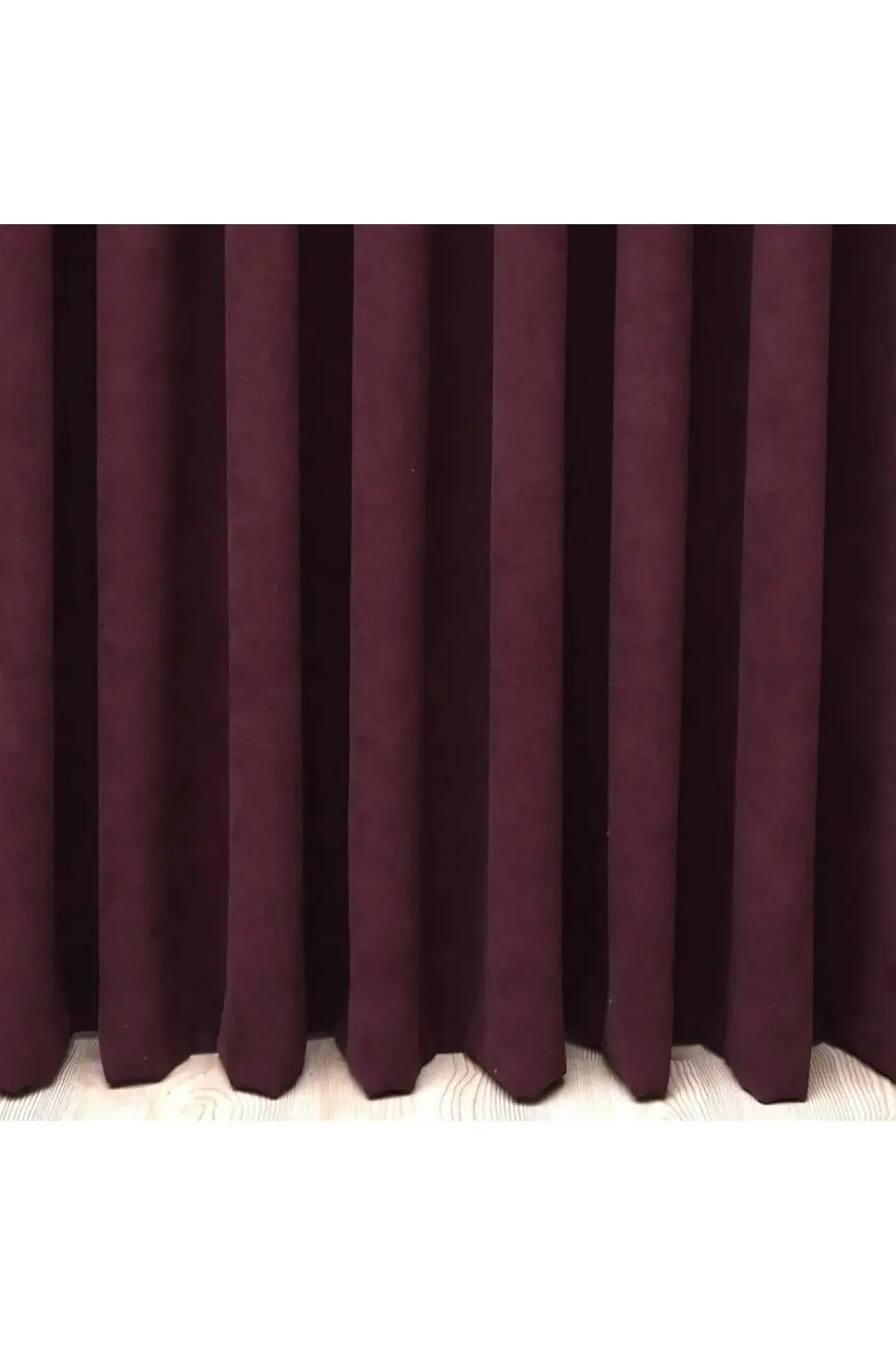 Petek Dokulu Kadife Görünümlü Dökümlü Yüksek Kaliteli Fon Perde 1