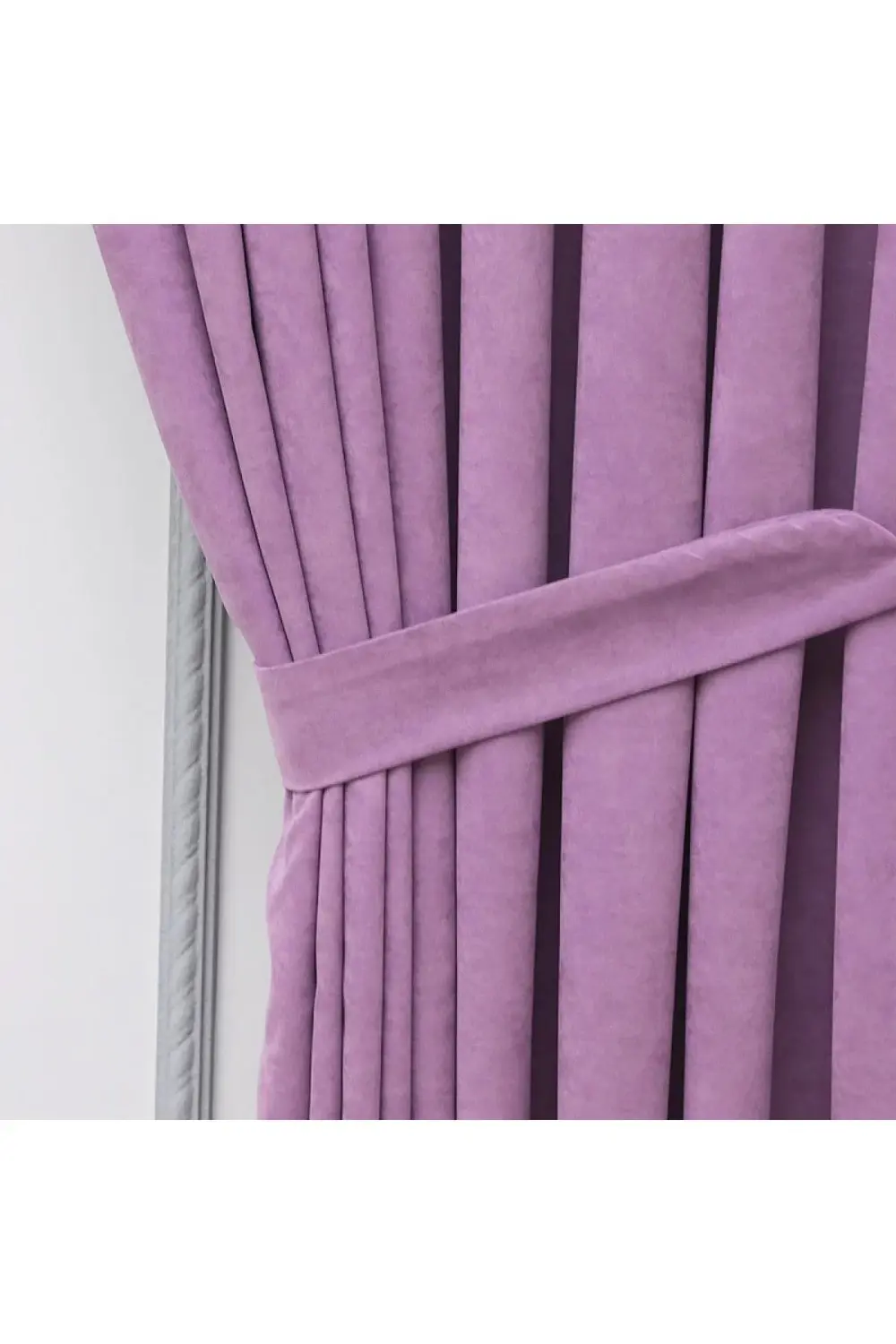 Petek Dokulu Kadife Görünümlü Dökümlü Yüksek Kaliteli Fon Perde 1