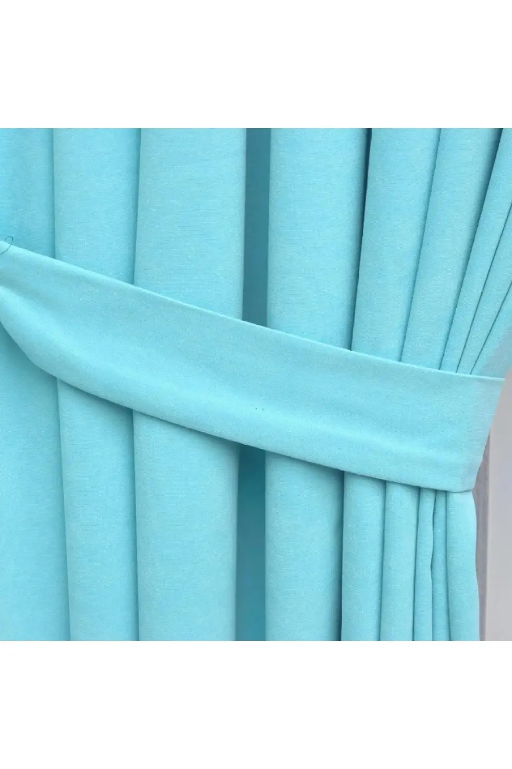 Petek Dokulu Kadife Görünümlü Dökümlü Yüksek Kaliteli Fon Perde 1