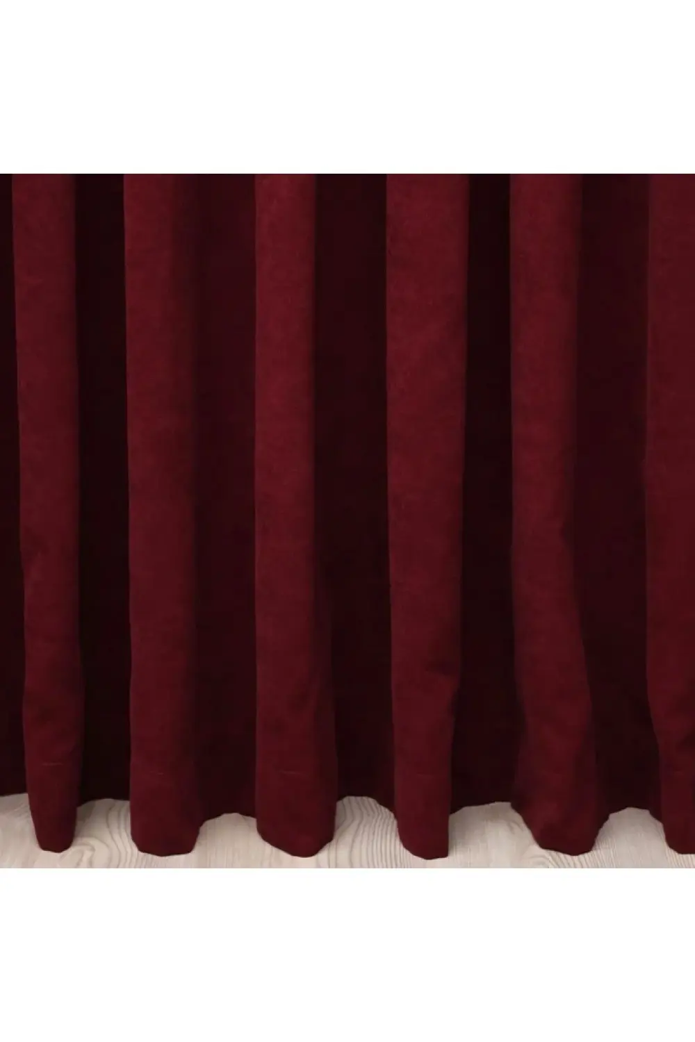 Petek Dokulu Kadife Görünümlü Dökümlü Yüksek Kaliteli Fon Perde 1