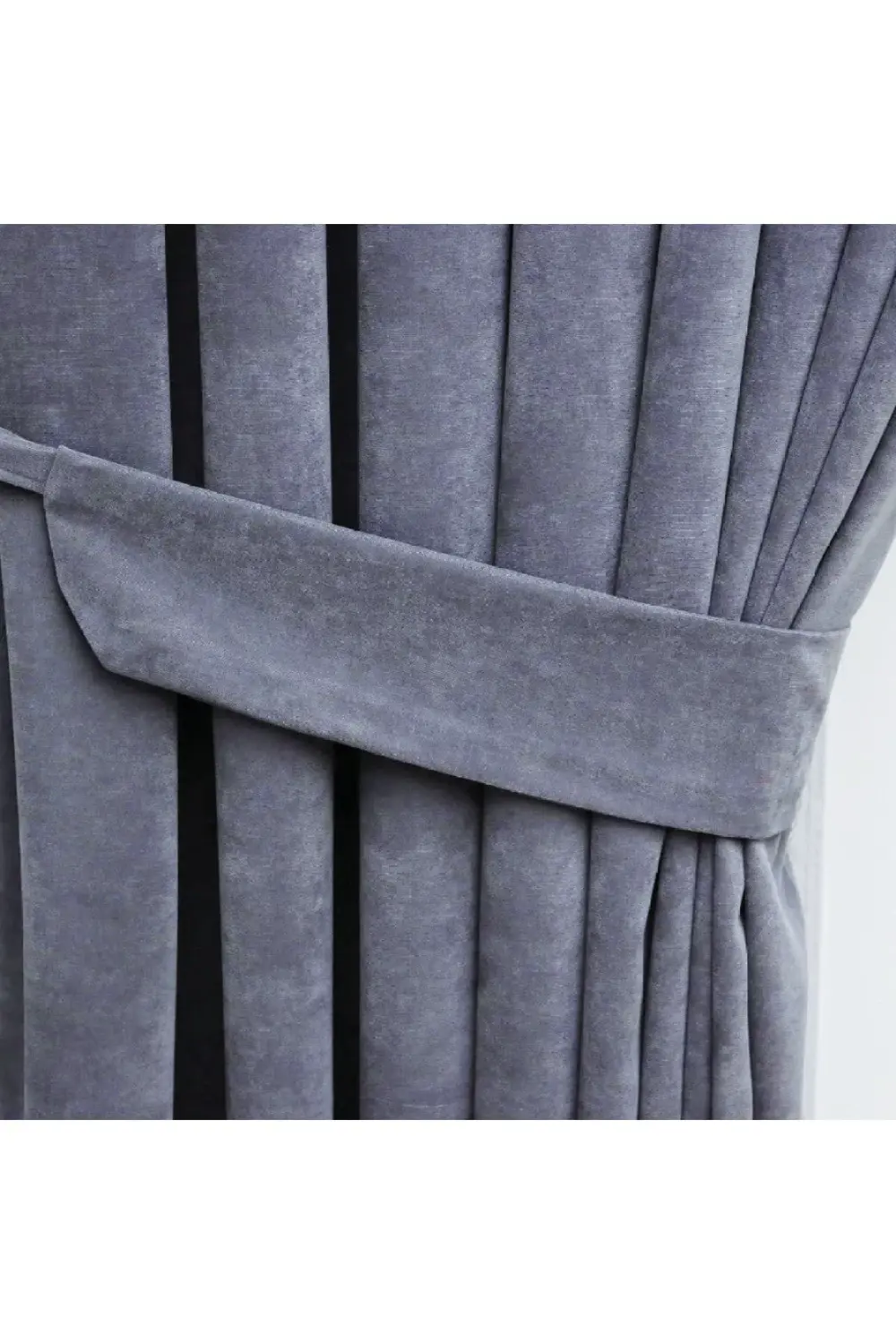 Petek Dokulu Kadife Görünümlü Dökümlü Yüksek Kaliteli Fon Perde 1