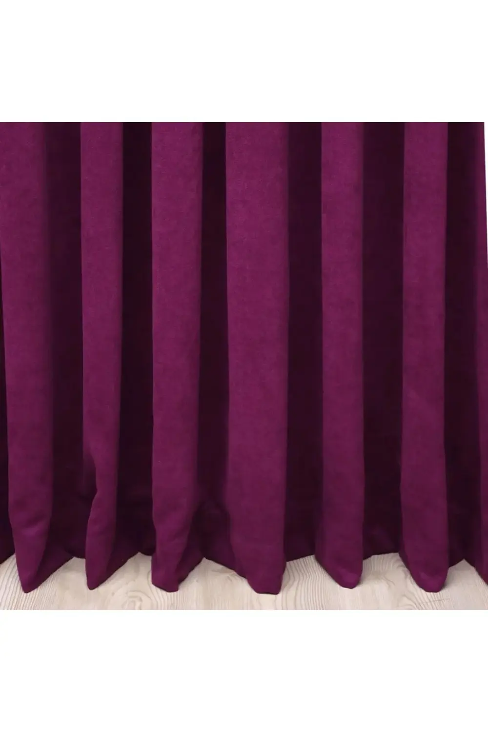 Petek Dokulu Kadife Görünümlü Dökümlü Yüksek Kaliteli Fon Perde 1