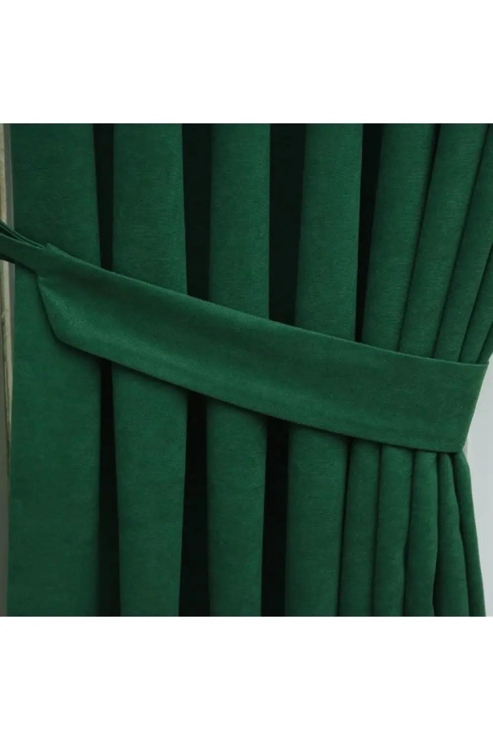 Petek Dokulu Kadife Görünümlü Dökümlü Yüksek Kaliteli Fon Perde 1