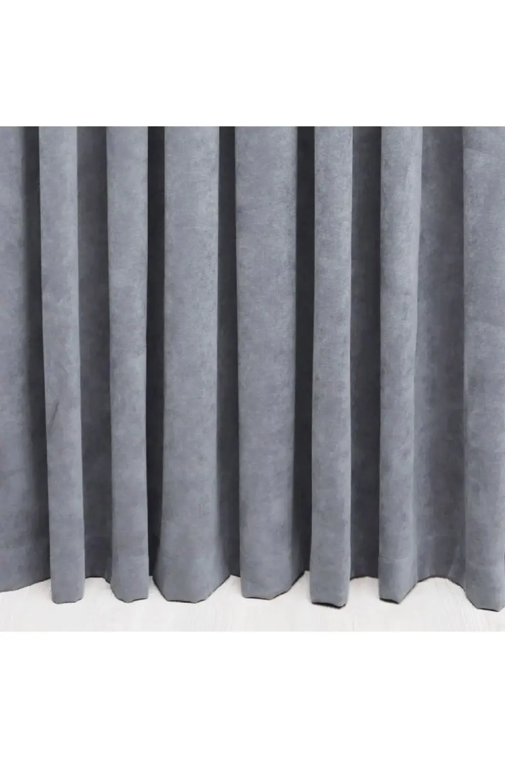 Petek Dokulu Kadife Görünümlü Dökümlü Yüksek Kaliteli Fon Perde 1