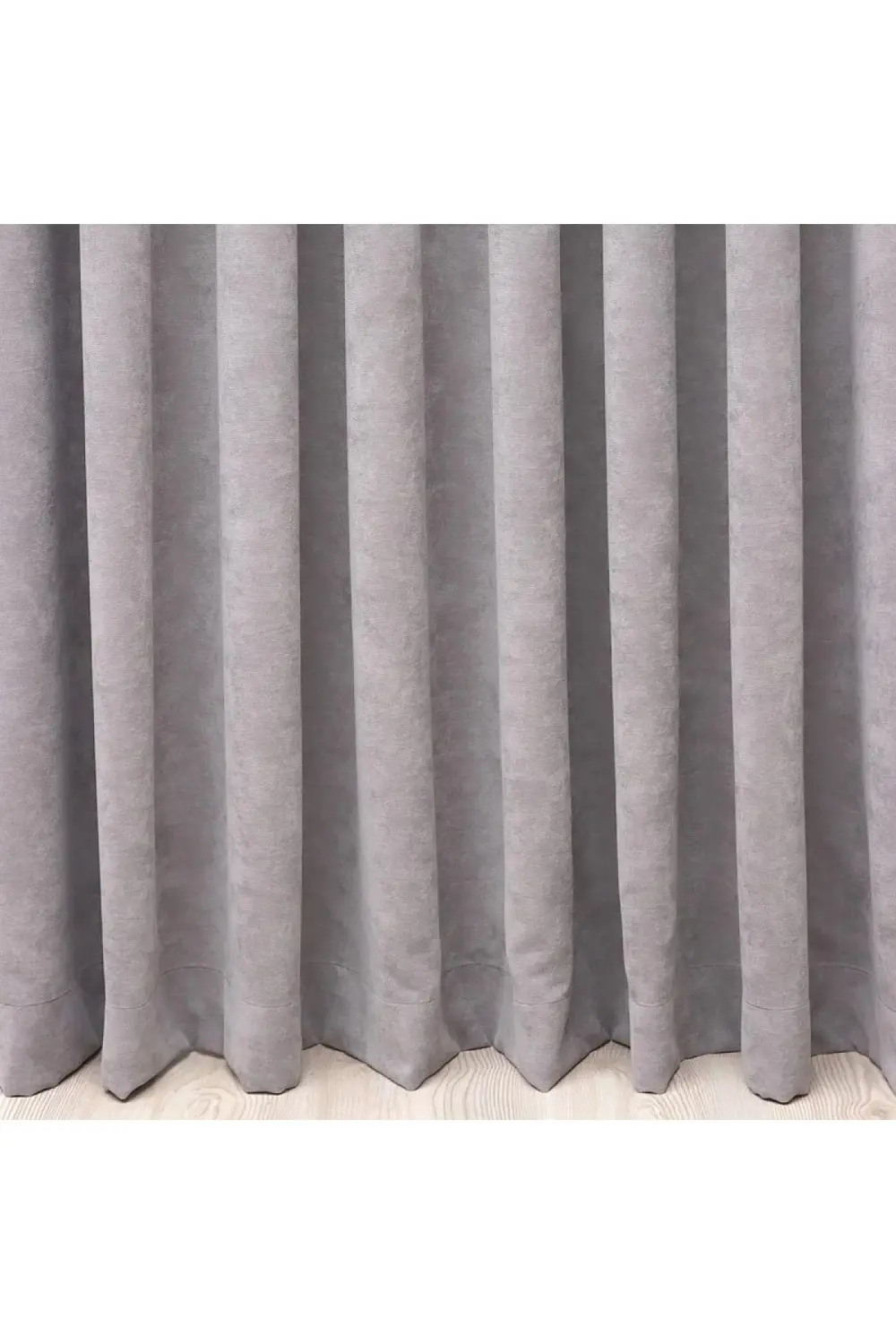 Petek Dokulu Kadife Görünümlü Dökümlü Yüksek Kaliteli Fon Perde 1