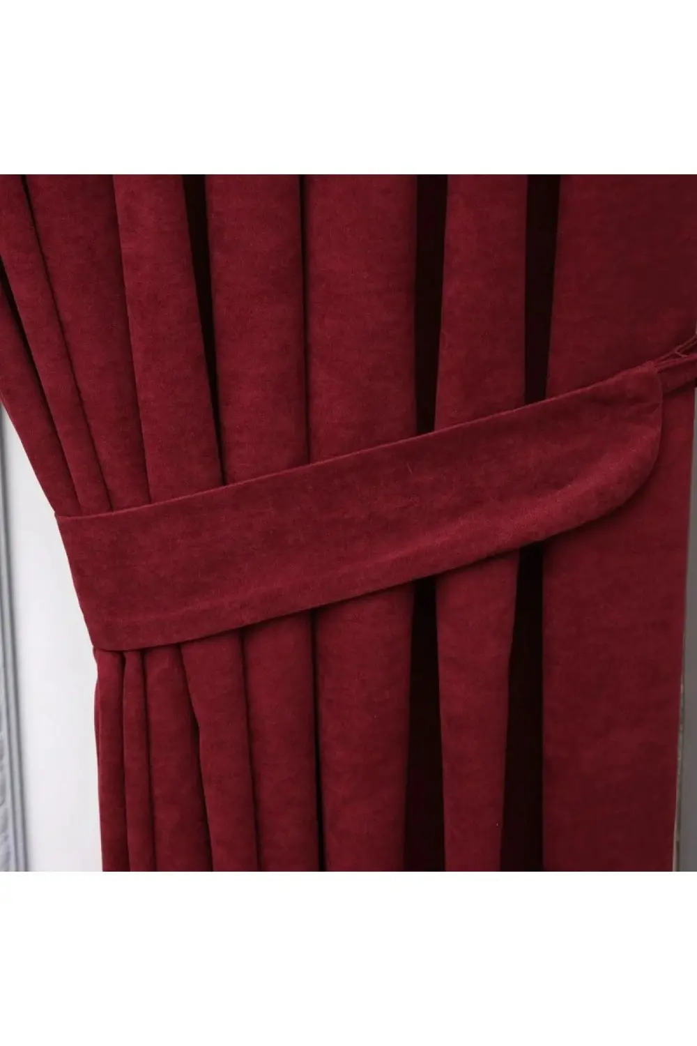 Petek Dokulu Kadife Görünümlü Dökümlü Yüksek Kaliteli Fon Perde 1