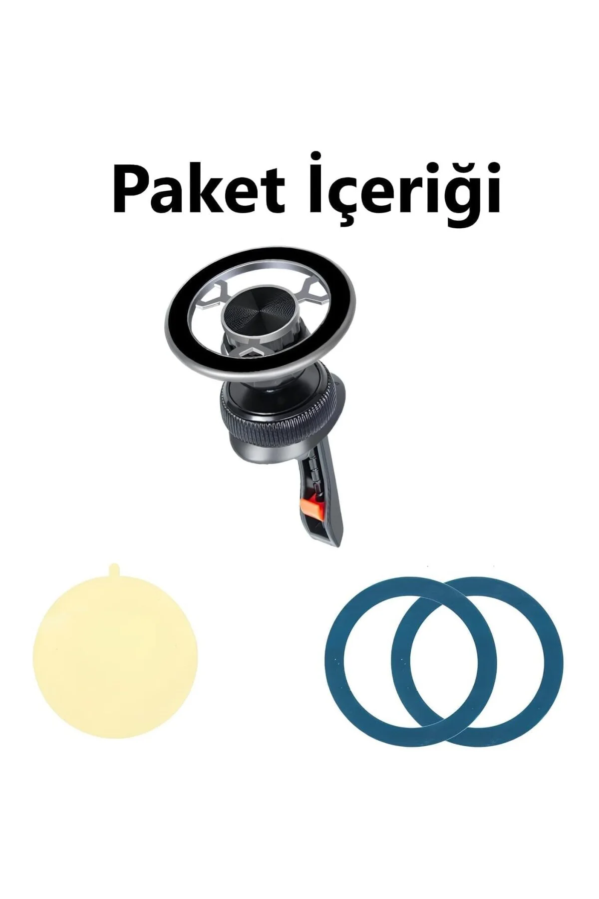 Petek Girişli Kancalı Premium Araç İçi Telefon Tutucu Ayarlanabillir Başlık Havalandırma Ma