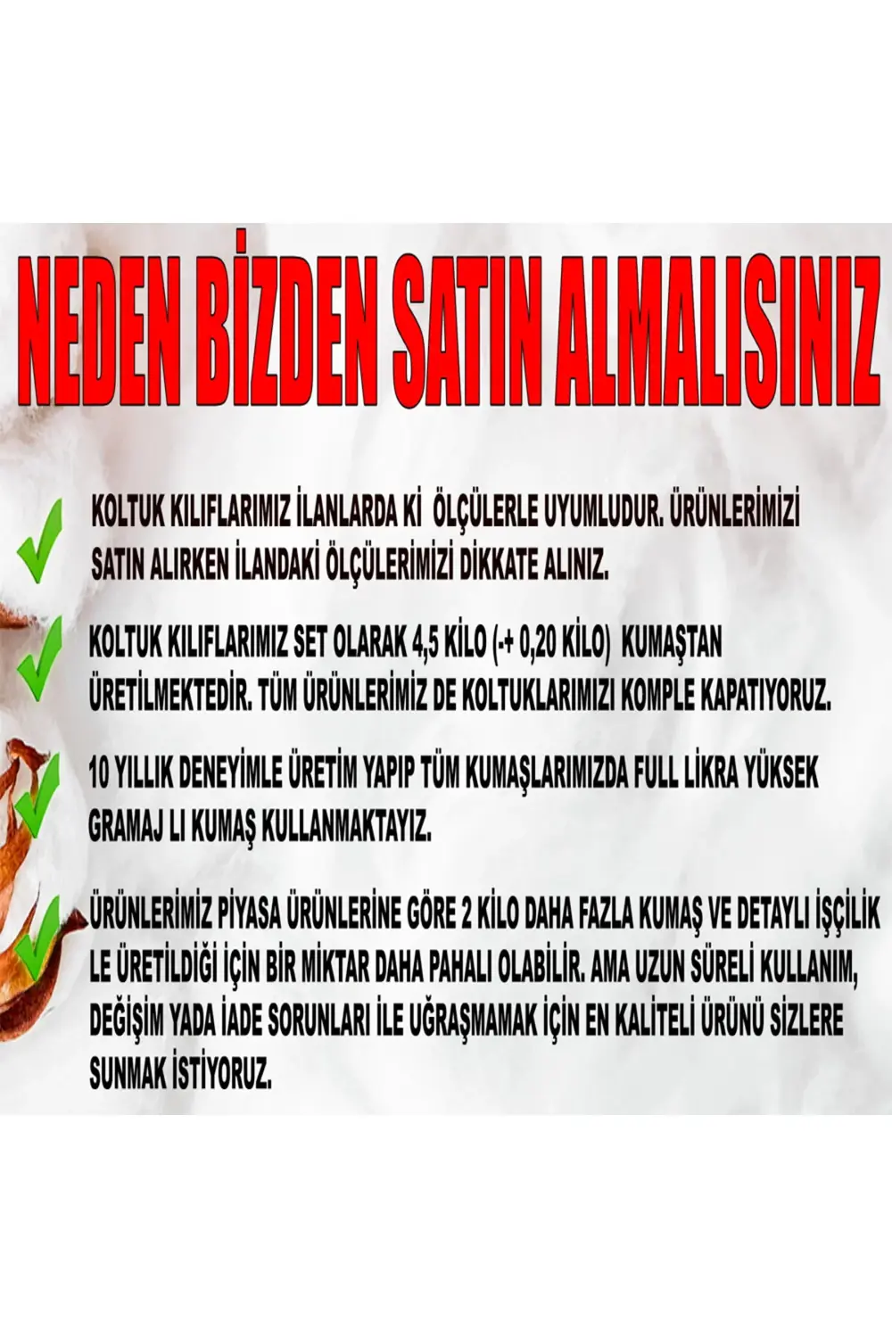 PETEK KUMAŞ TEKLİ KOLTUK & BERJER  KOLTUK KILIFI