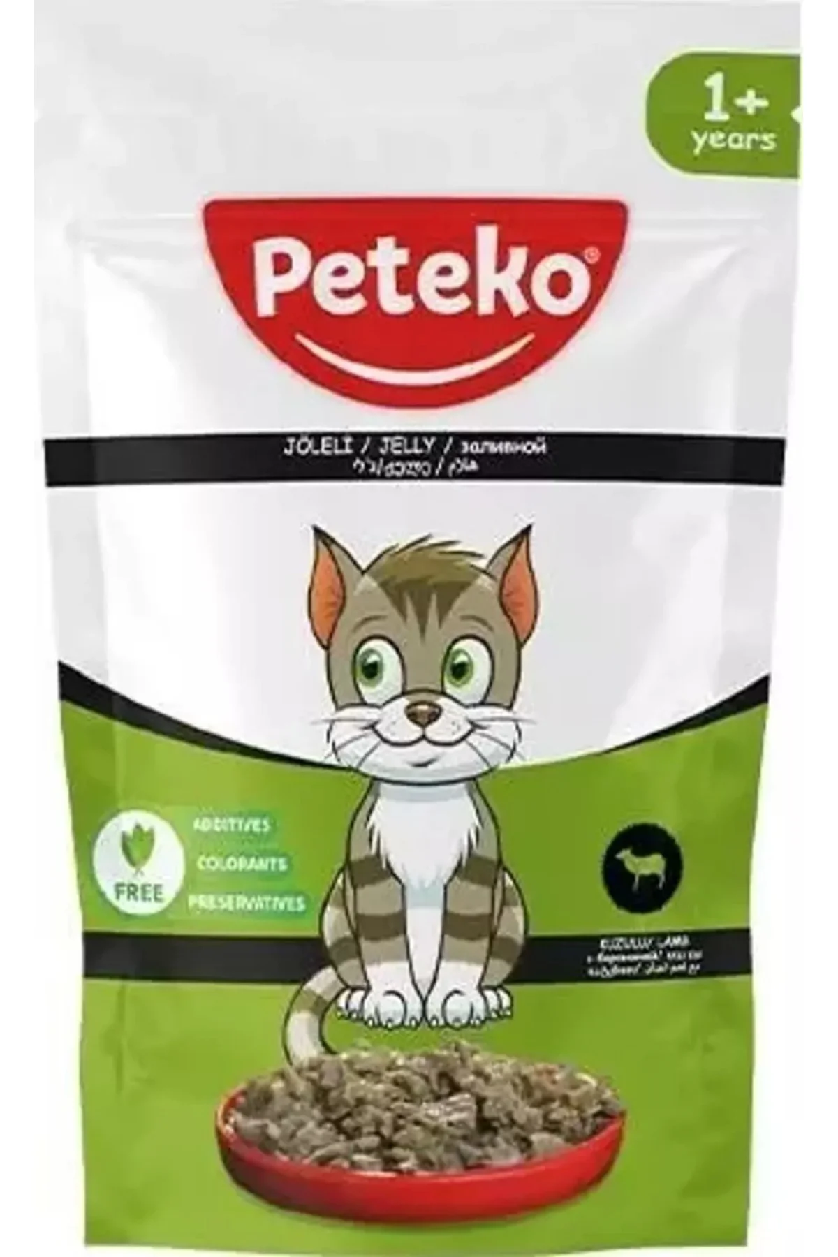 Peteko 8x85g Kuzulu Kedi Yaş Mama Peteko 8x85g Kuzulu Kedi Yaş Mama
