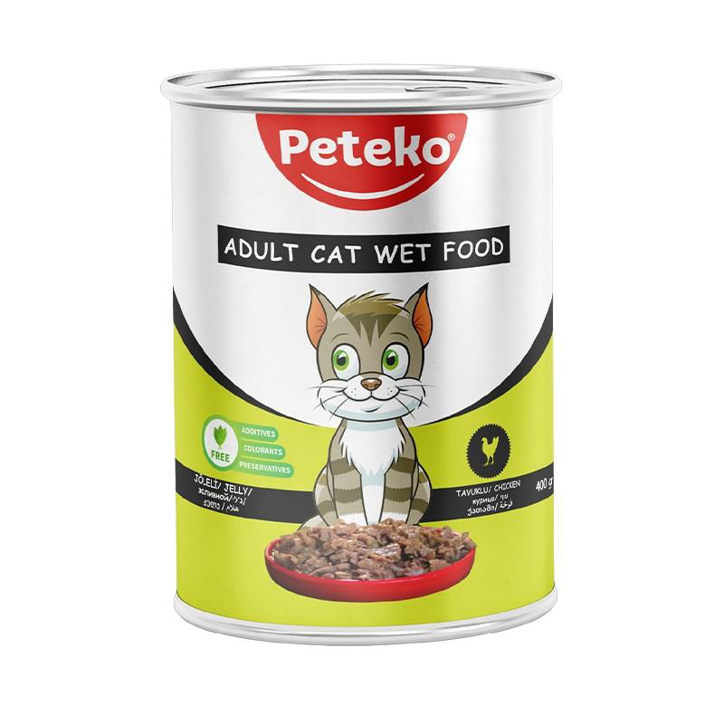 Peteko Tavuklu Kedi Konserve 400Gr