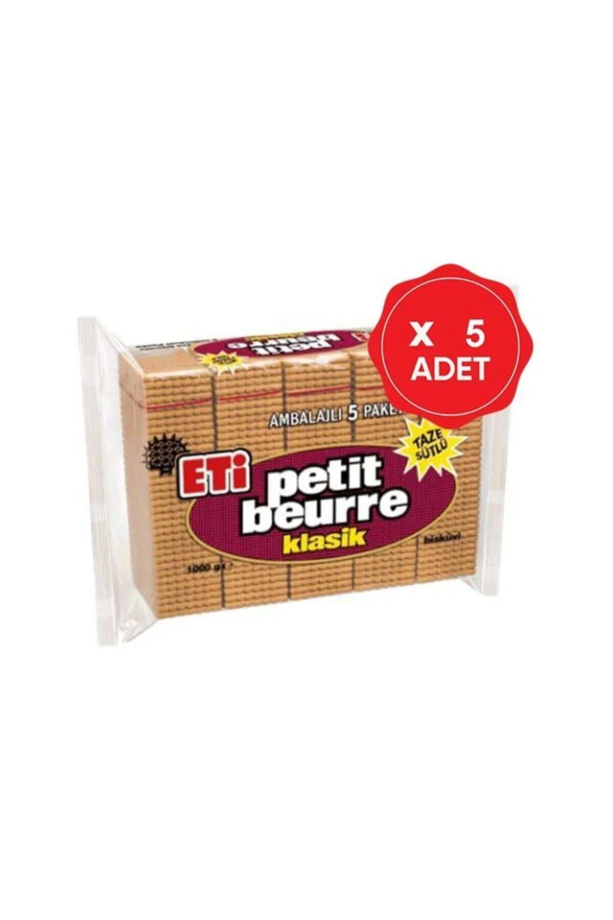 Petıt Beurre 1000 Gr X 5 Adet