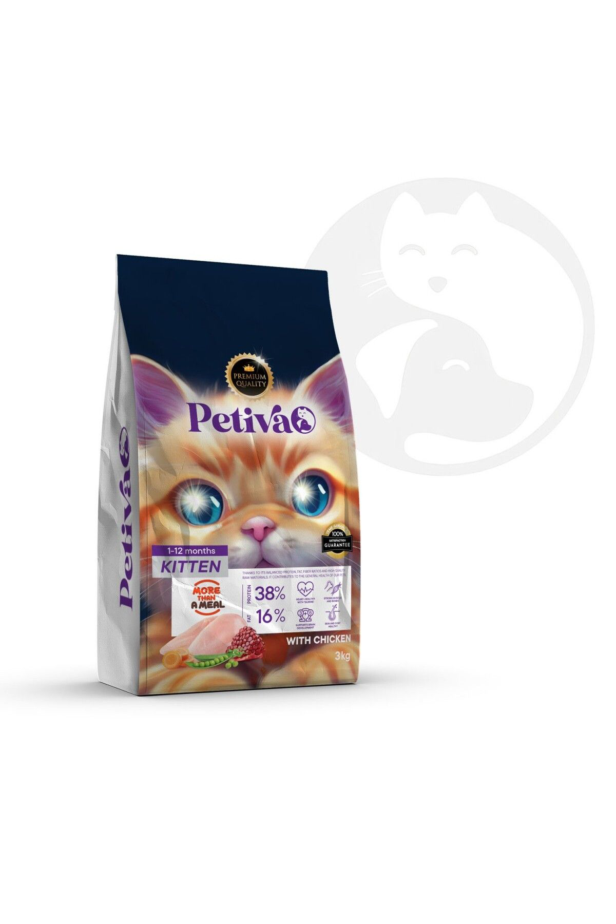 Petiva  Yavru Kedi Mamasi  Balik Etli 3 Kg