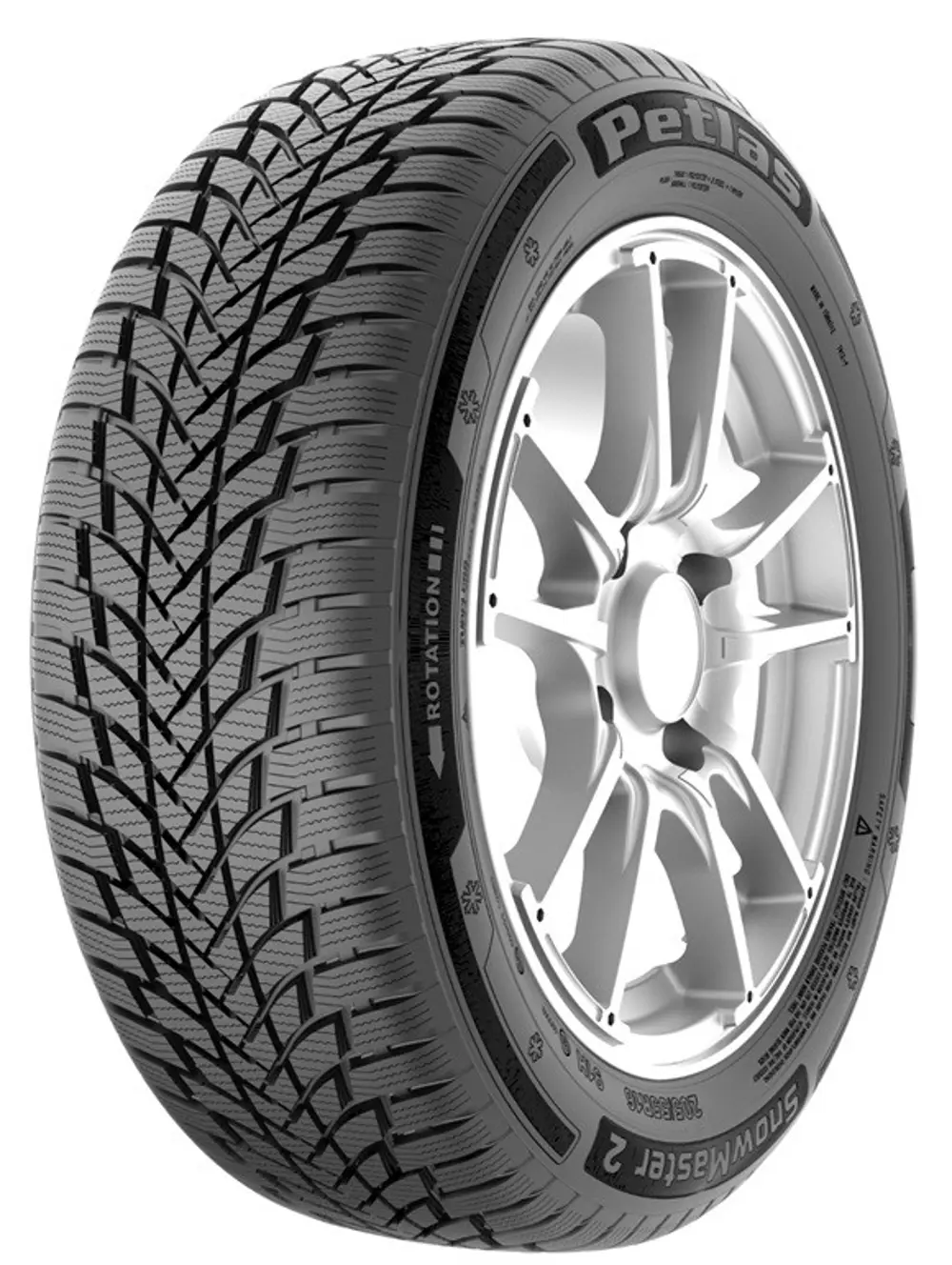 Petlas 185/60 R15 TL 88H REINF. SNOWMASTER 2 Oto Kış Lastiği (Üre