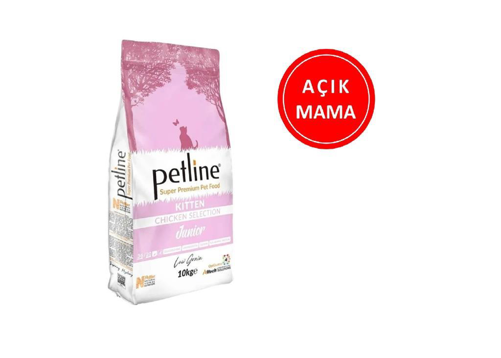 Petline Super Premium Yavru Kedi Maması Kitten Tavuklu 1 Kg (Juni