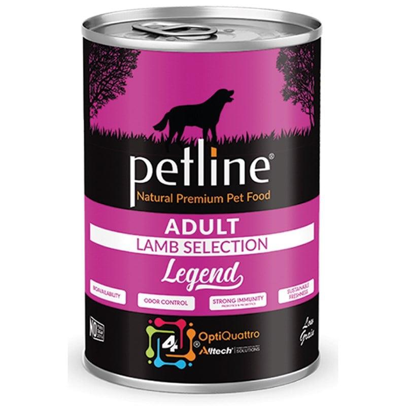Petline  Super Premium Yetişkin Köpek Konservesi Kuzu Etli Ve Prin