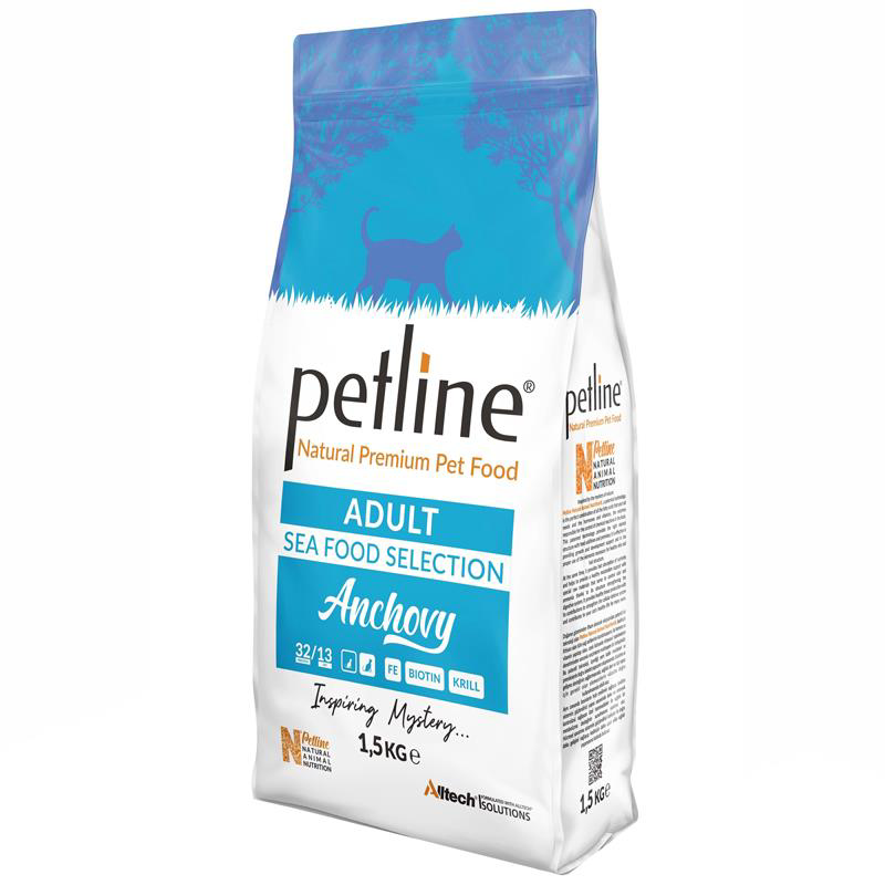 Petline  Super Premium Yetişkin Kedi Mamasi Hamsili 1.5 Kg (Anchov