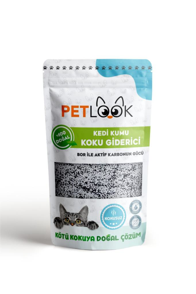 Petlook Active Carbon Kedi Kumu Koku Giderici Kokusuz 300 gr Petlook Active Carbon Kedi Kumu Koku Giderici Kokusuz 300 gr