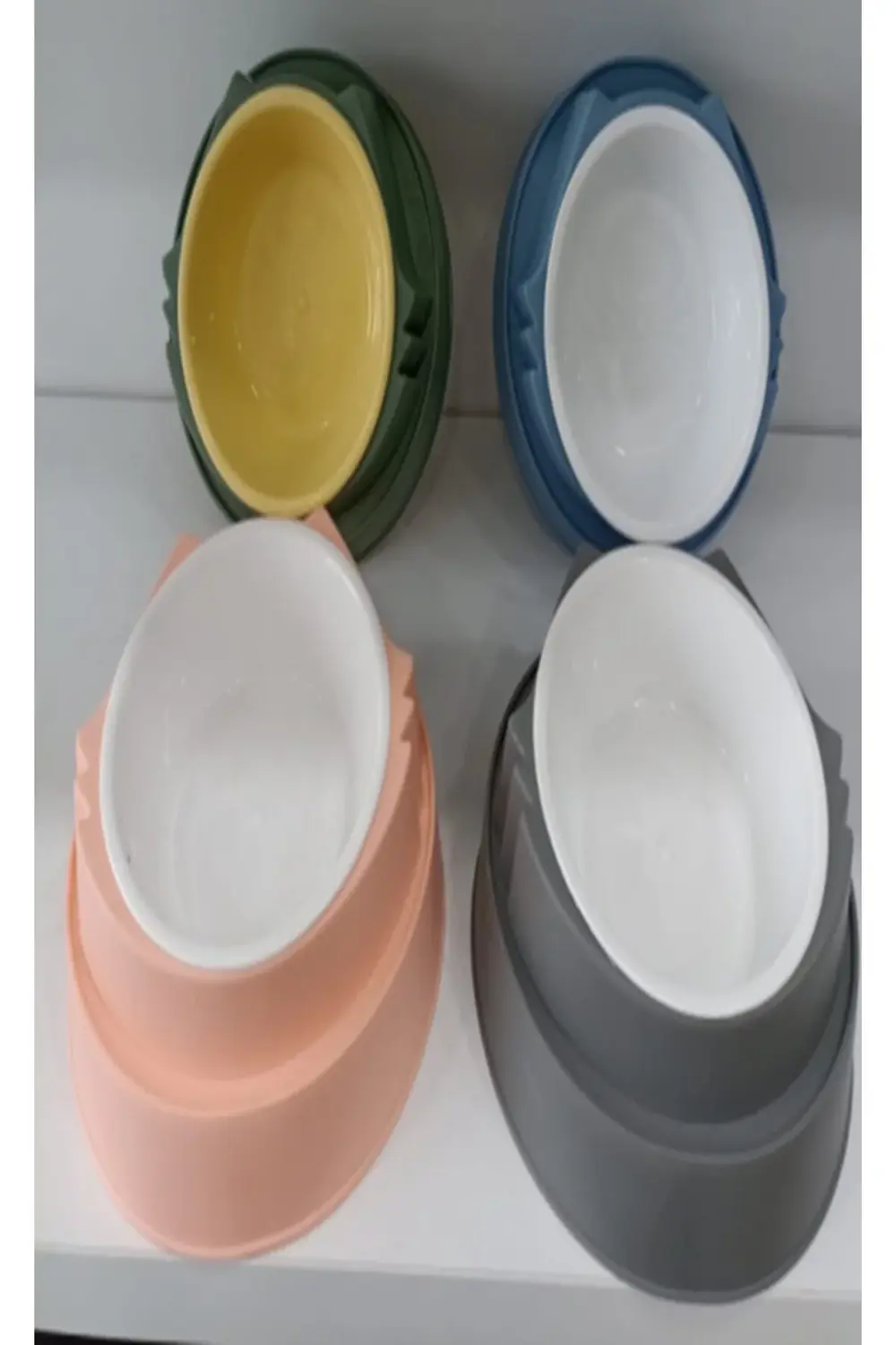 PETLOVEBUTİK LÜX PLASTİK TEKLİ KULAKLI MAMA KABI