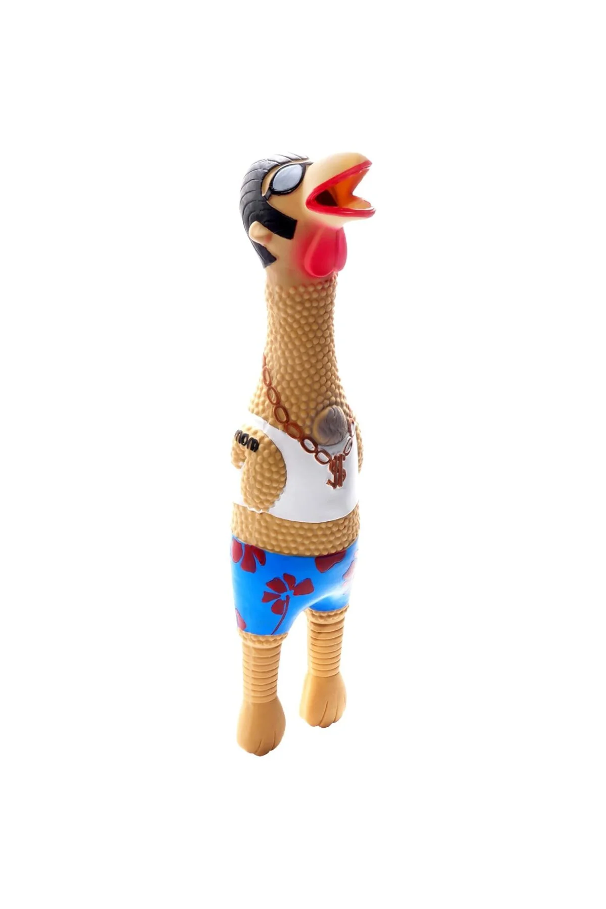Petstages 69501M Earl - Lateks Tavuk - Squeaker ile Köpek Oyuncak