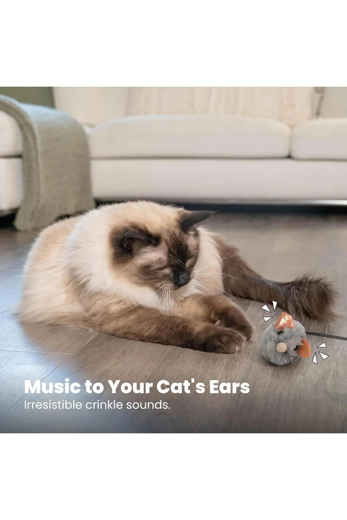 Petstages Squeak Squeak Mouse Peluş Kedi Nanesi Kedi Oyuncağı