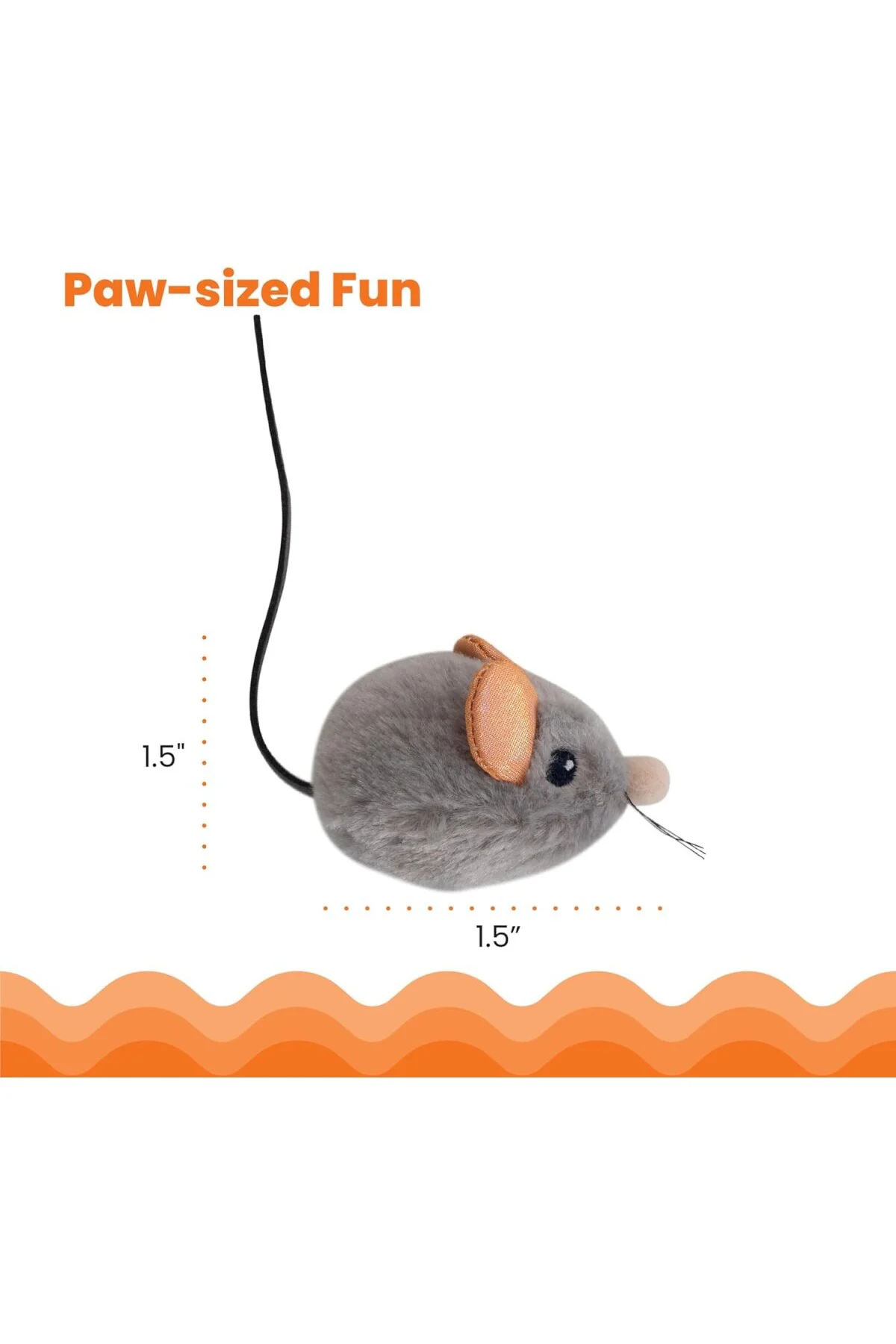 Petstages Squeak Squeak Mouse Peluş Kedi Nanesi Kedi Oyuncağı