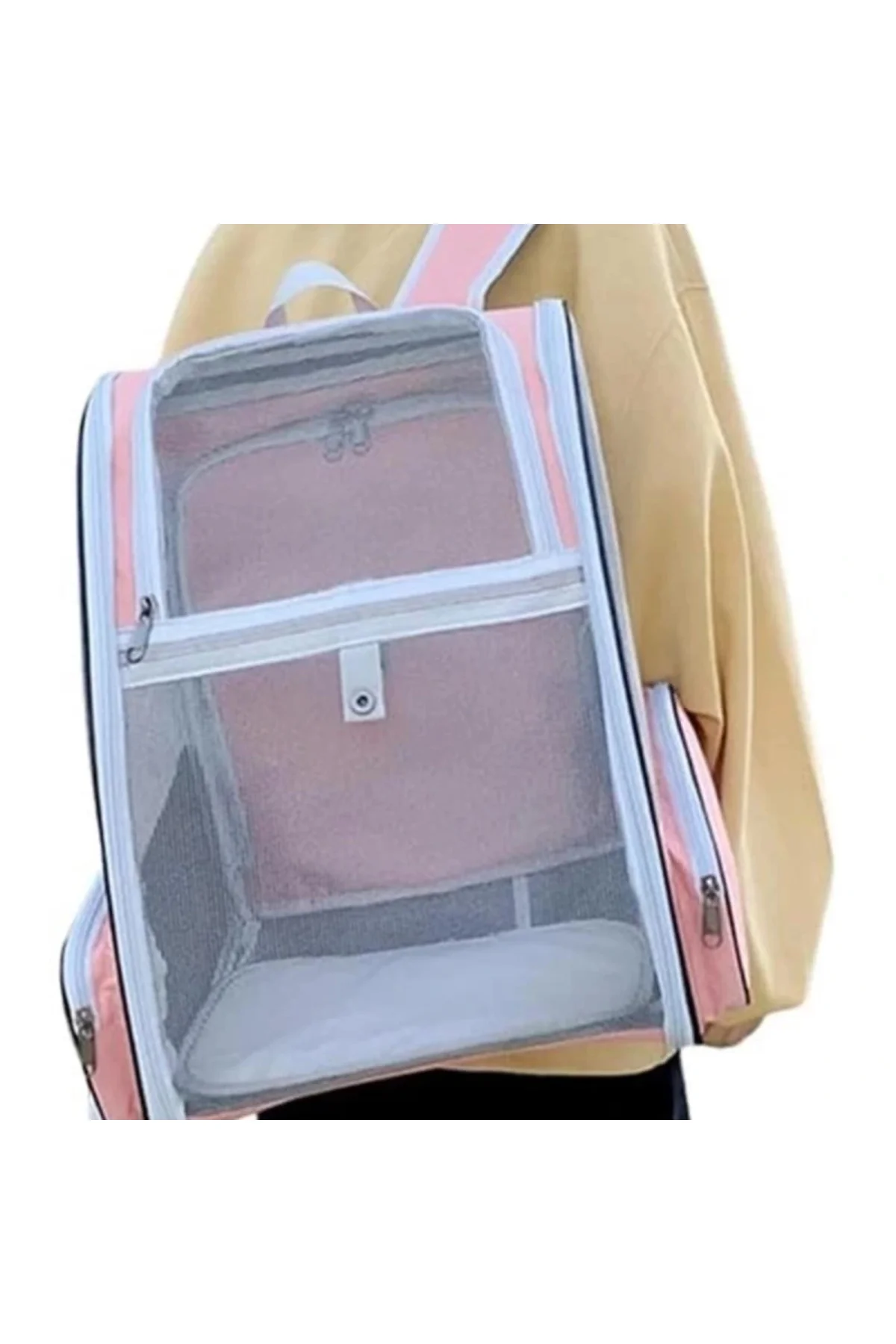 PettyBag Kedi/Köpek Seyahat Çantası (Pembe)
