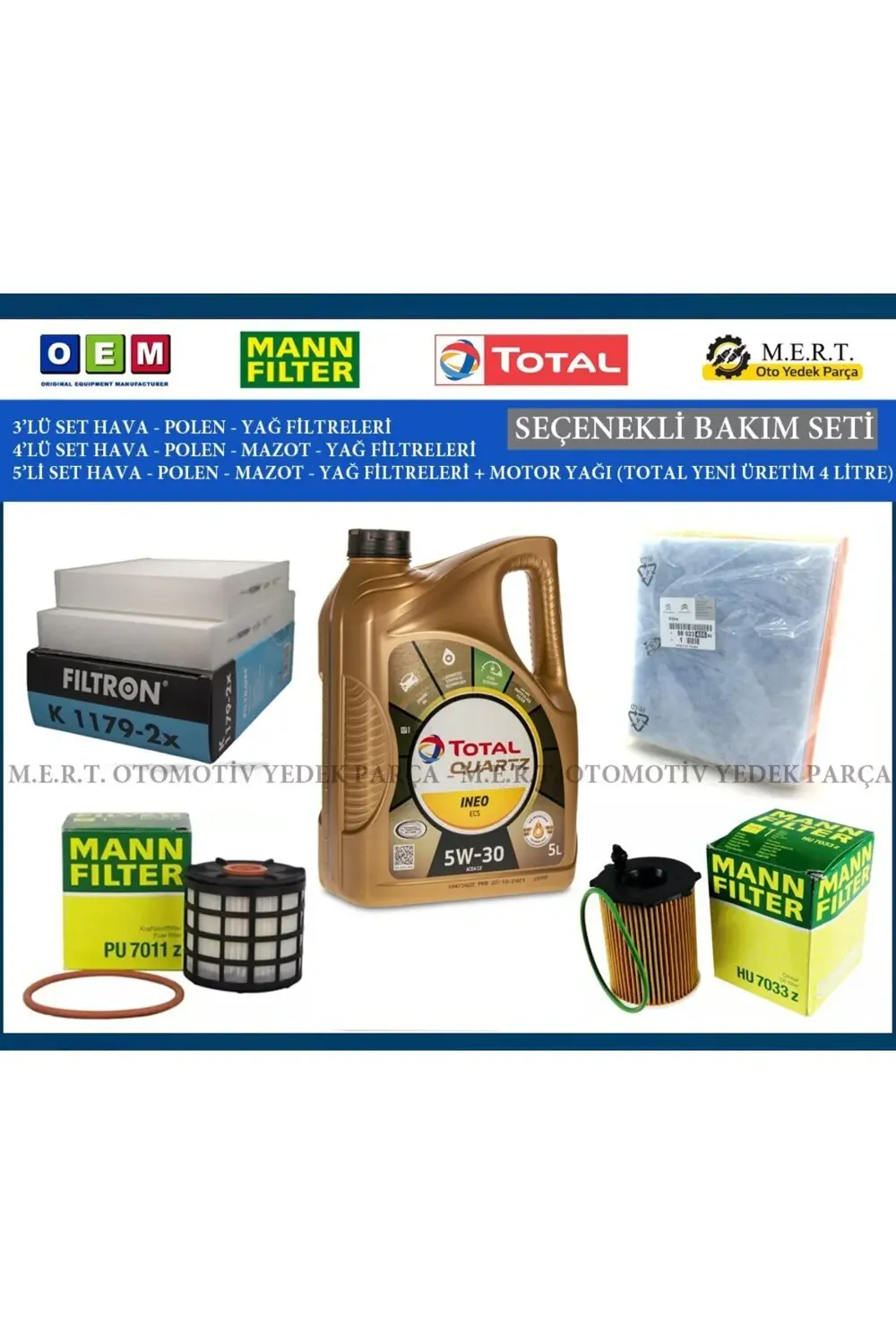 Peugeot 2008 1.6 BlueHdi Kw85 Euro 6 Filtre Seti 2014-2025+ Motor