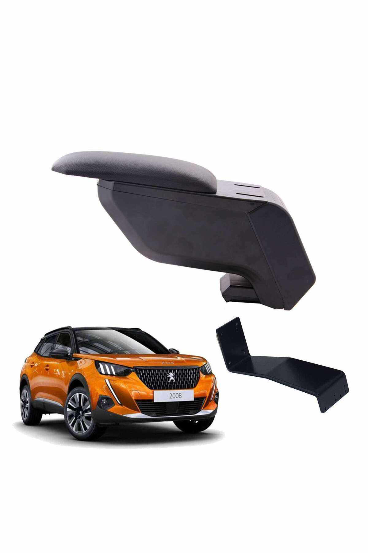 Peugeot 2008 2019 Delmesiz Çelik Ayaklı Siyah Kolçak Kol Dayama Peugeot 2008 2019 Delmesiz Çelik Ayaklı Siyah Kolçak Kol Dayama