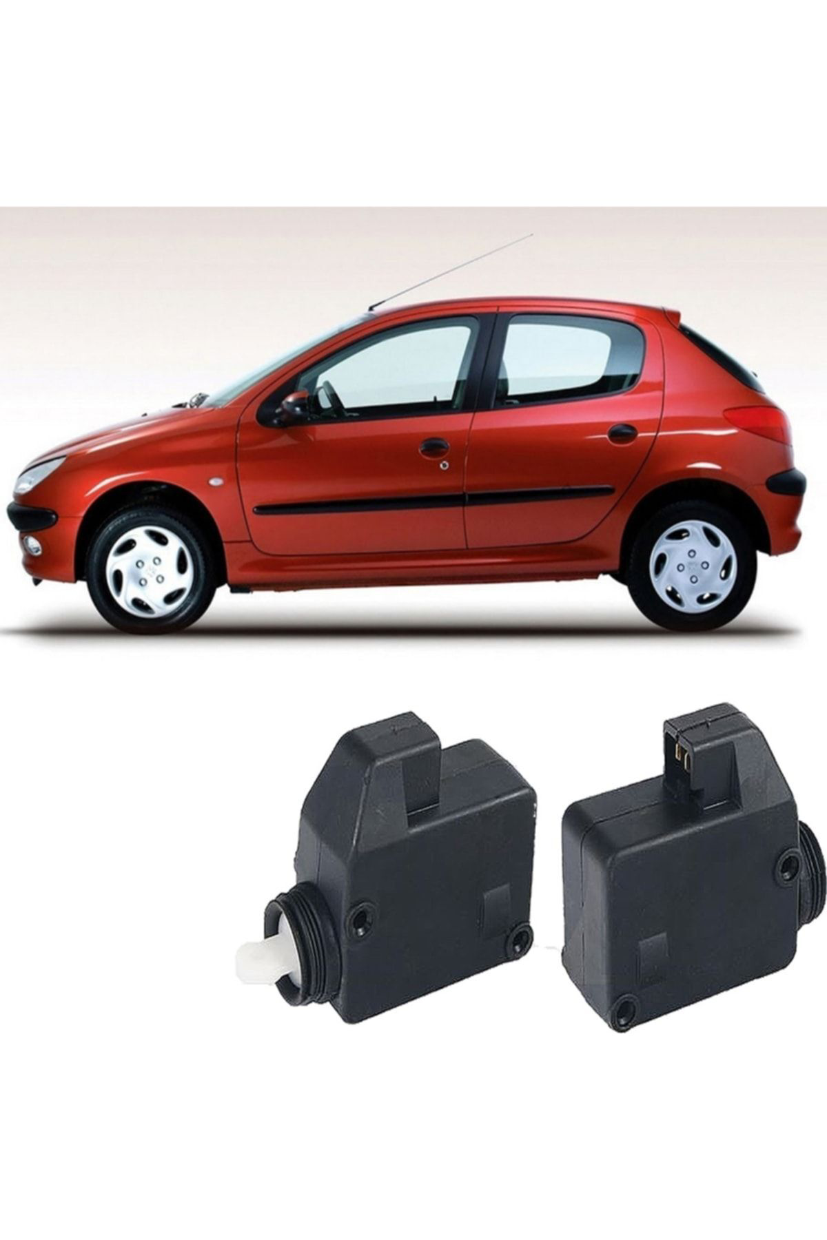 Crn Peugeot 206 12V Bagaj Kilit Motoru 6615.16