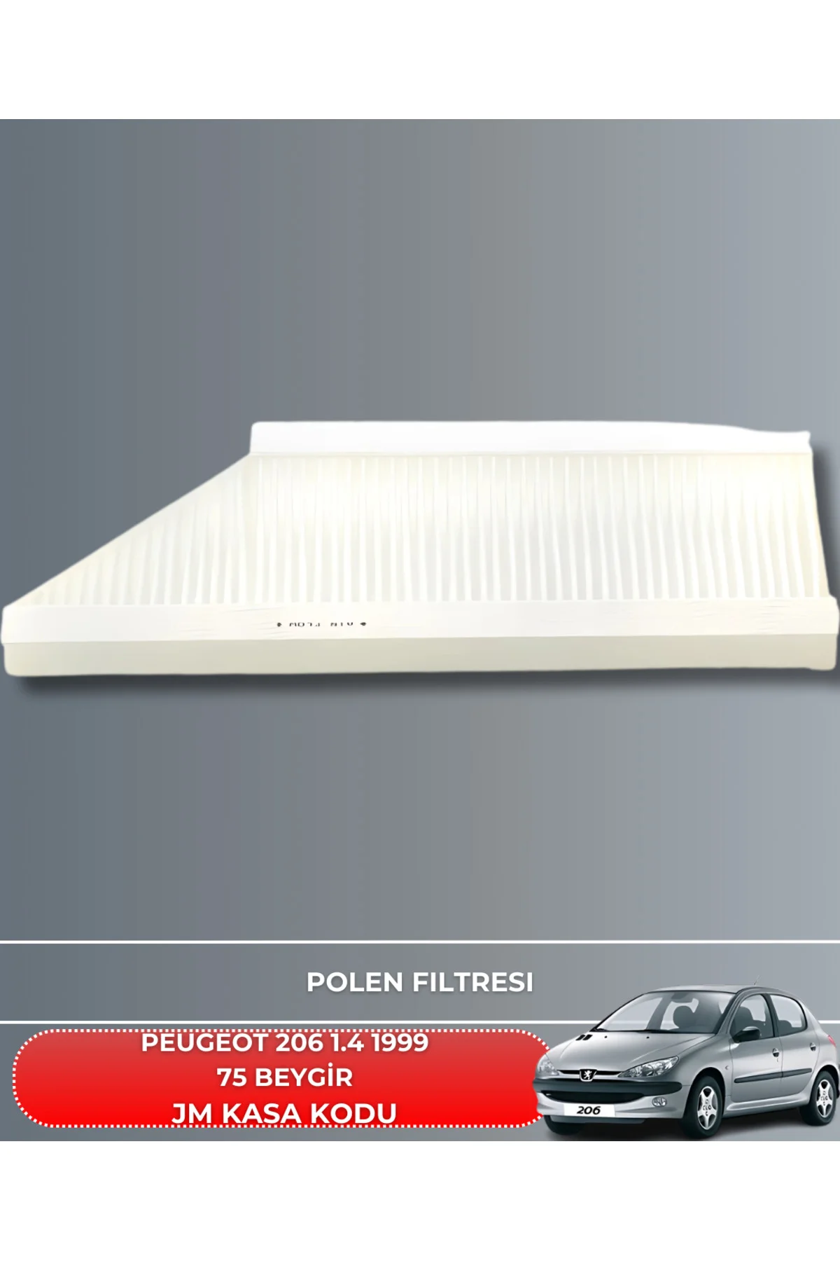 PEUGEOT 206 1.4 1999 75 BEYGİR HAVA YAĞ POLEN FİLTRE BAKIM SETİ