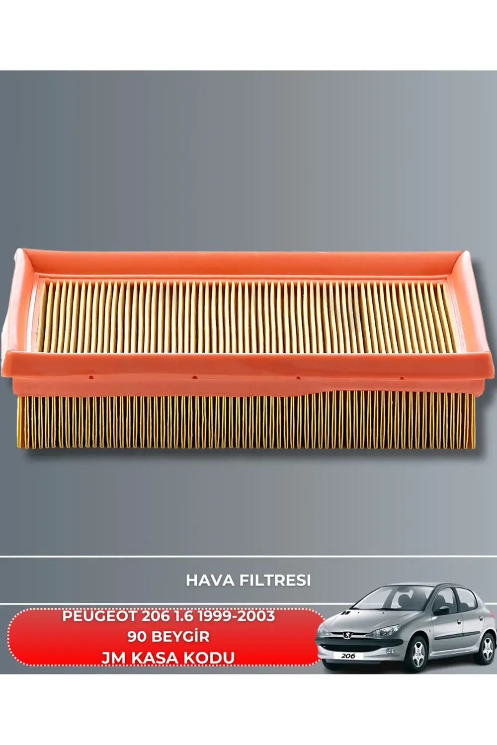 PEUGEOT 206 1.6 1999-2000-2001-2002-2003 90 BEYGİR FİLTRE - YAG B