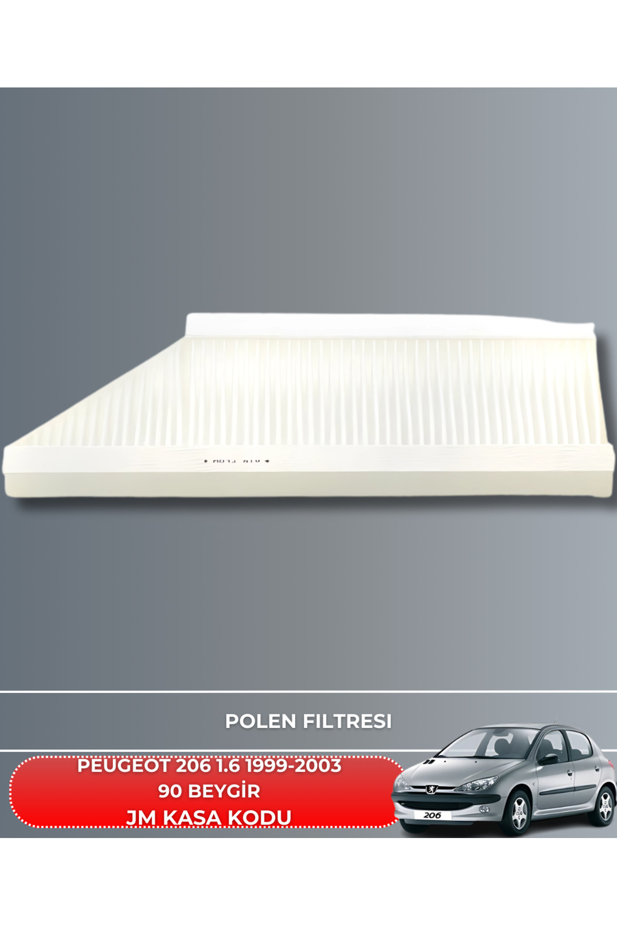 PEUGEOT 206 1.6 1999-2000-2001-2002-2003 90 BEYGİR FİLTRE - YAG B