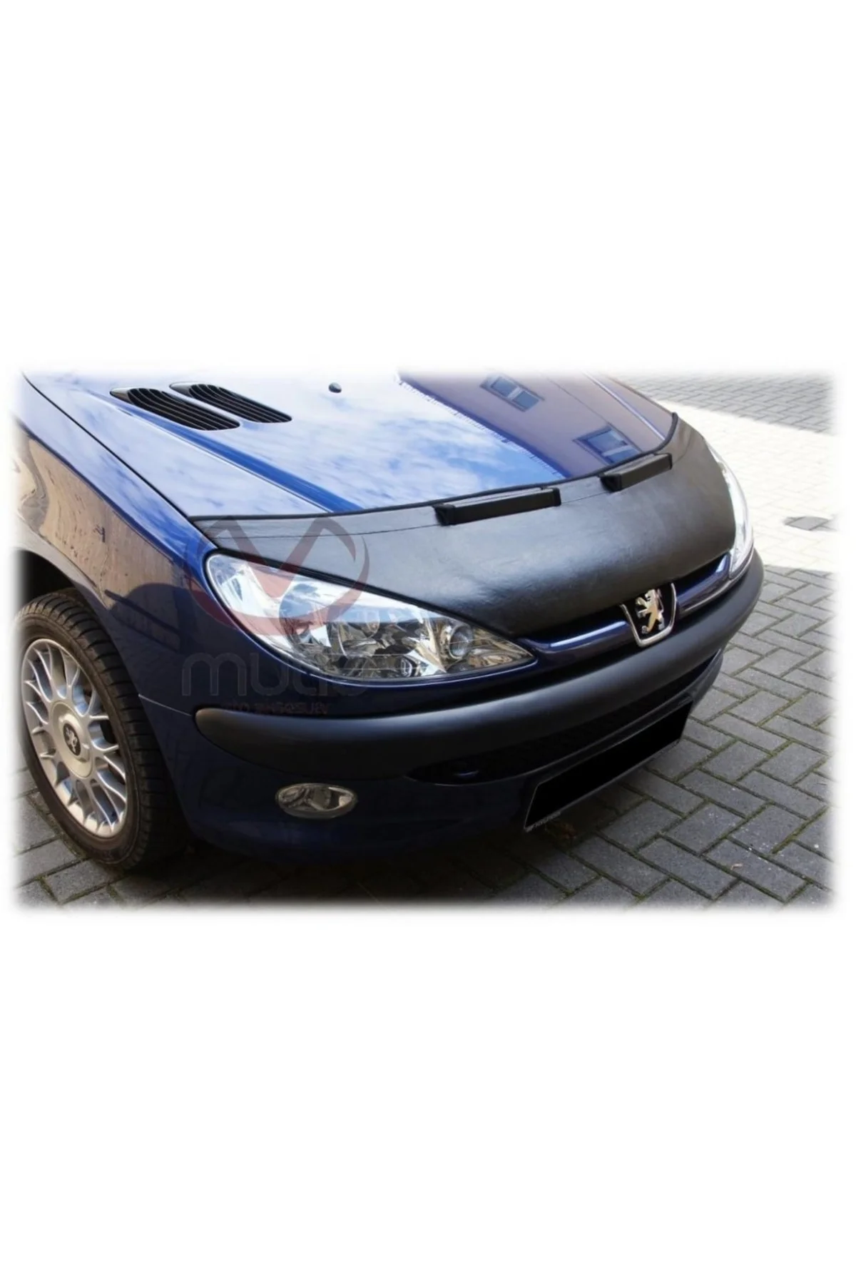Peugeot 206 2000 Suni Deri Lüx Kaput Koruyucu - Görsel 2