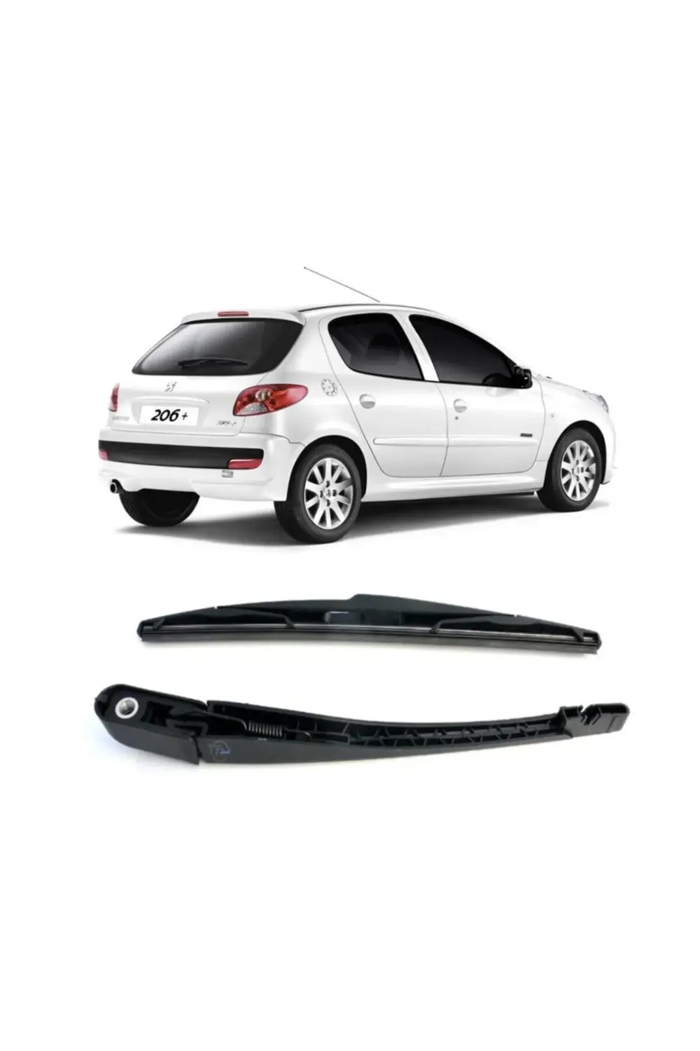 Peugeot 206 Arka Cam Silecek Kolu Ve Süpürgesi 1998-2009